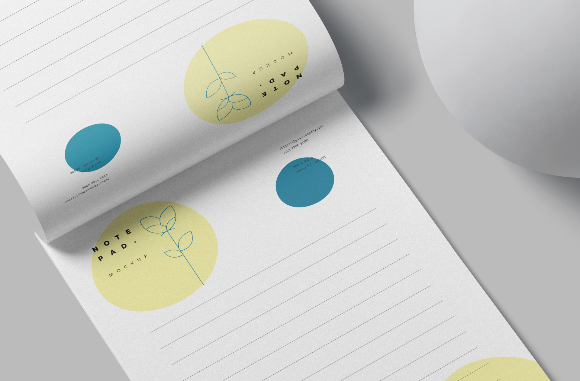 corporate notepad design