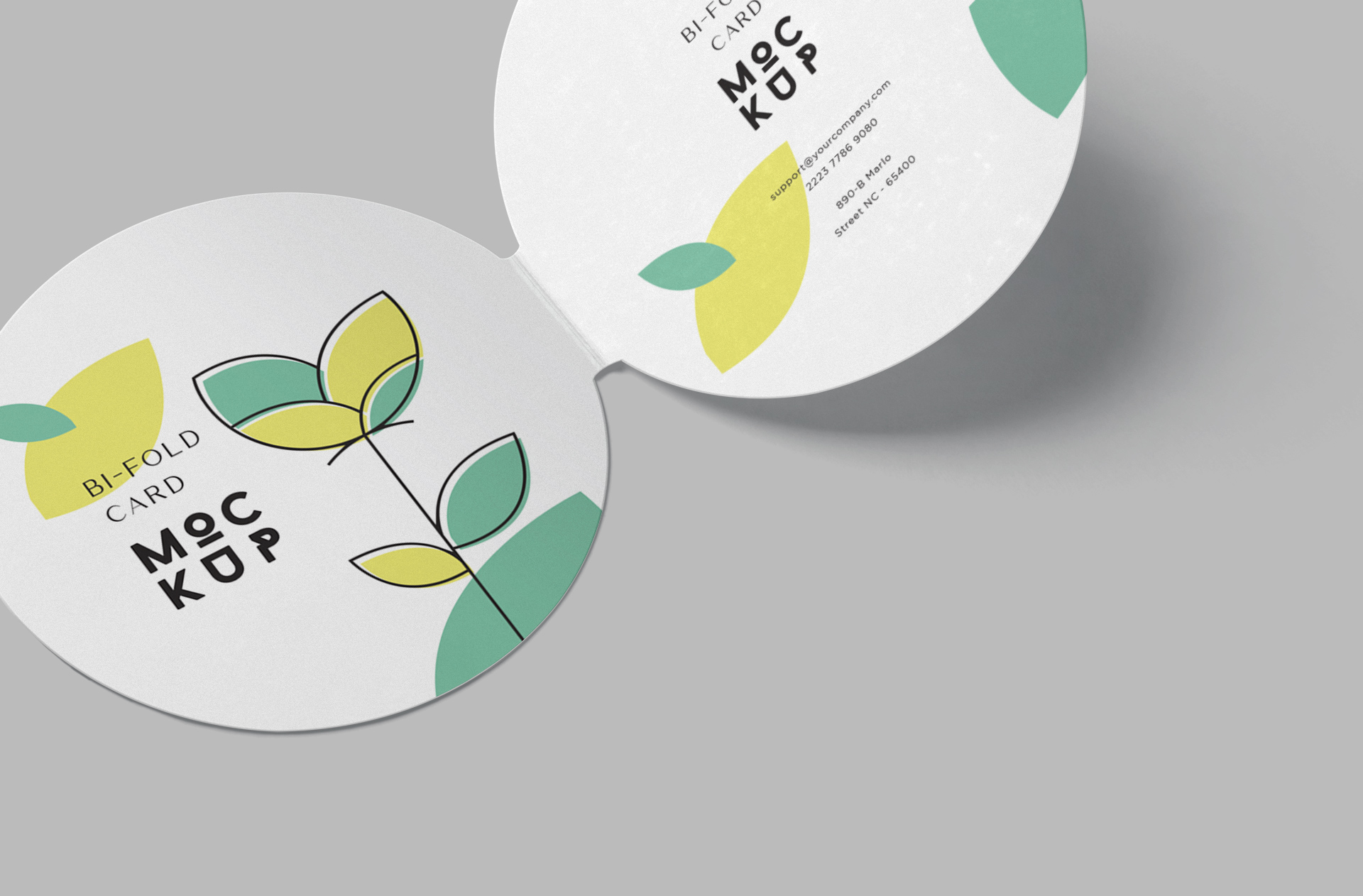 bi-fold card mock-up
