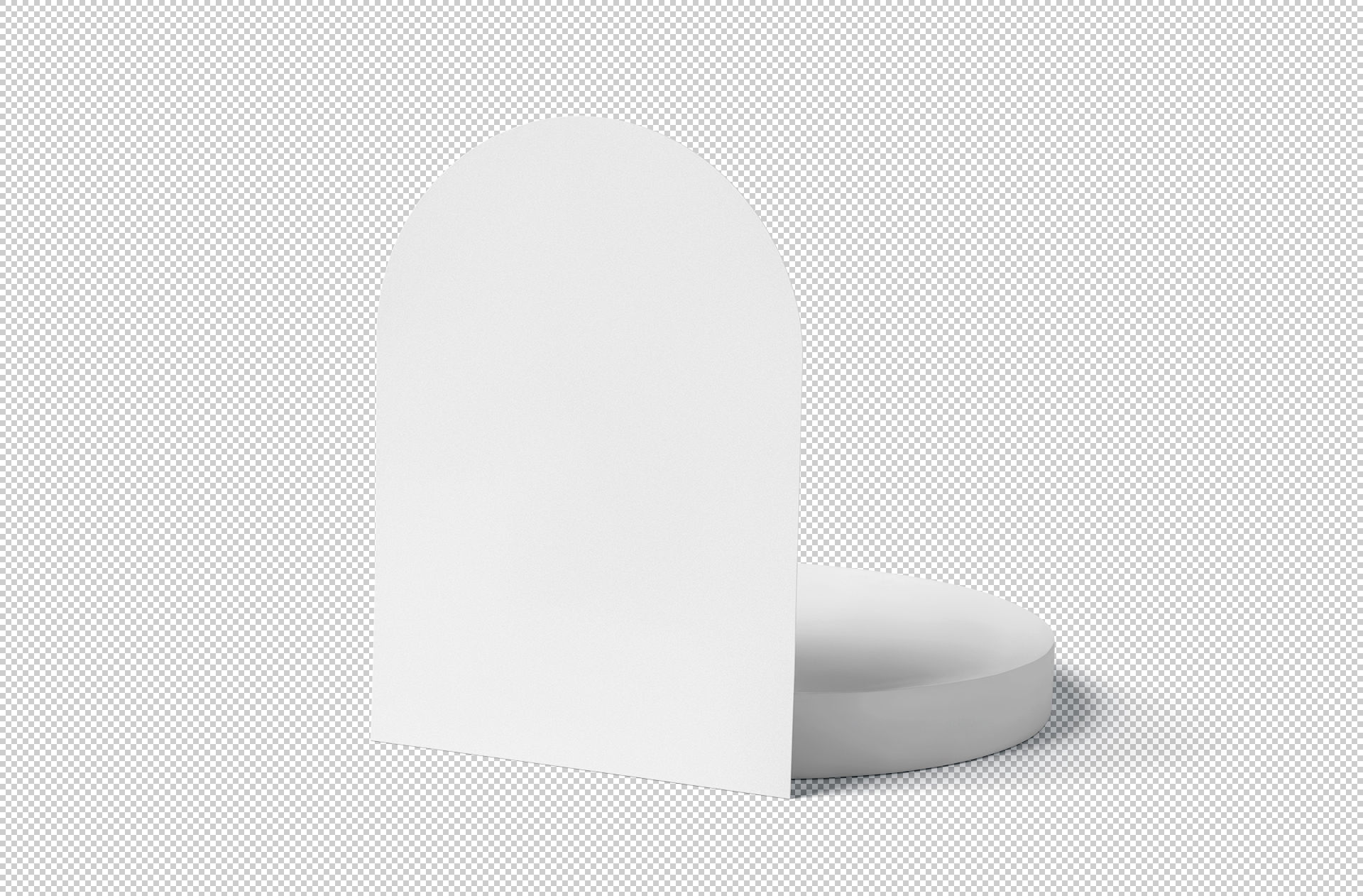 arch invitation mock-up