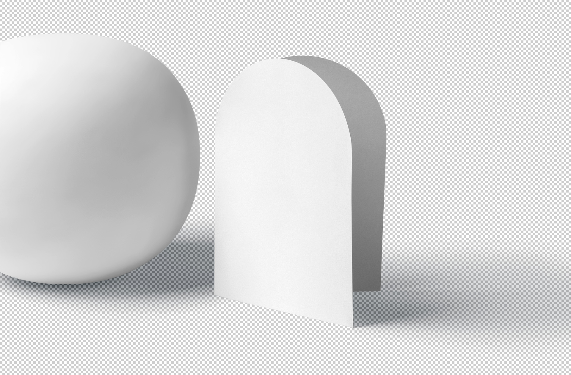 arch invitation card mock-up