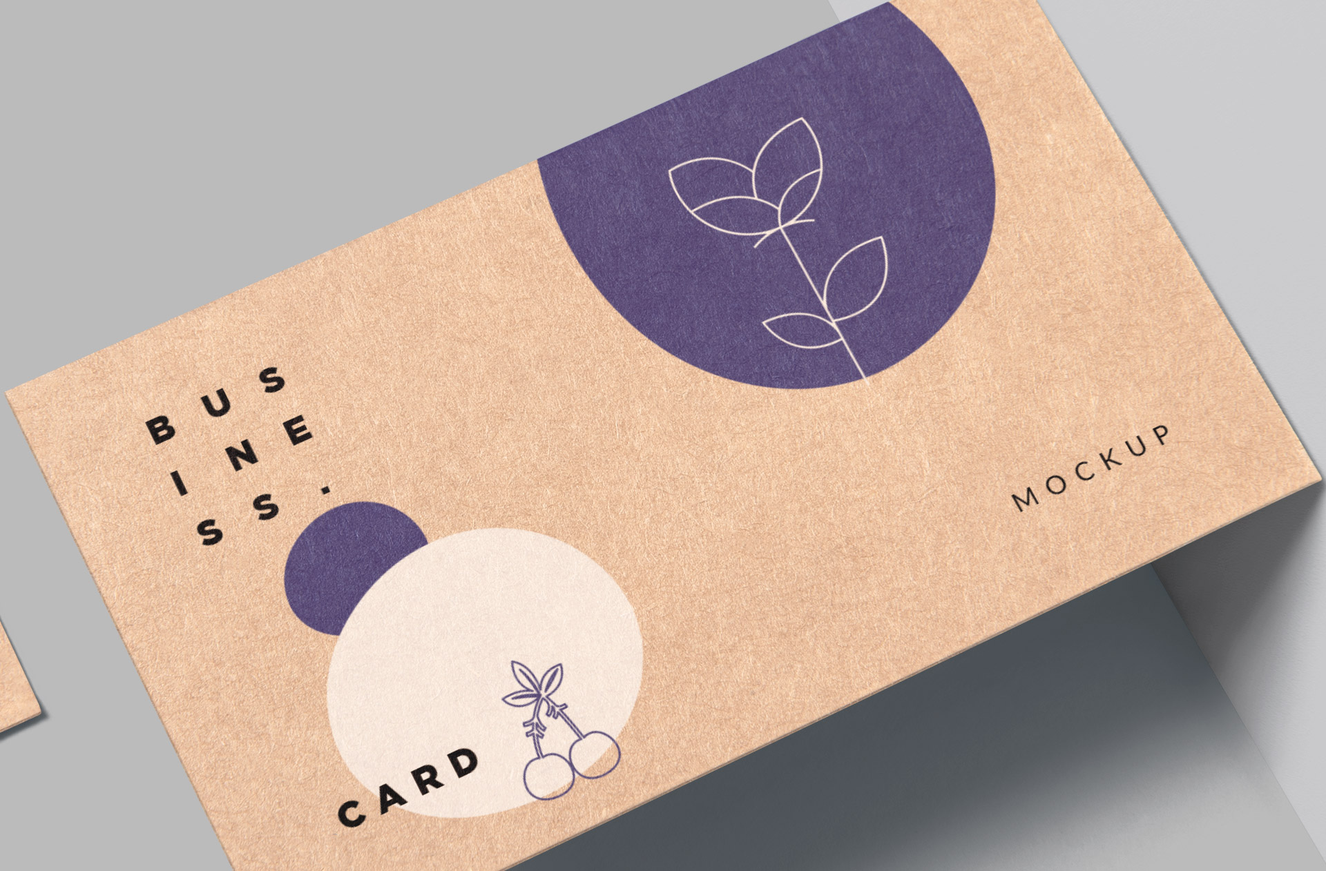 modern branding card mock-up