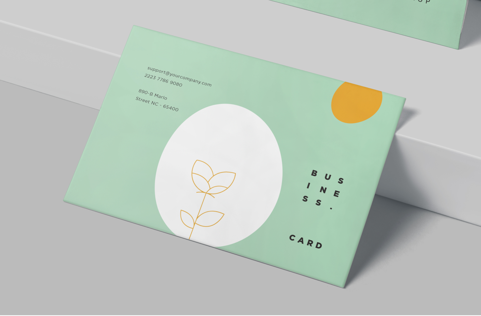 business card mock-up