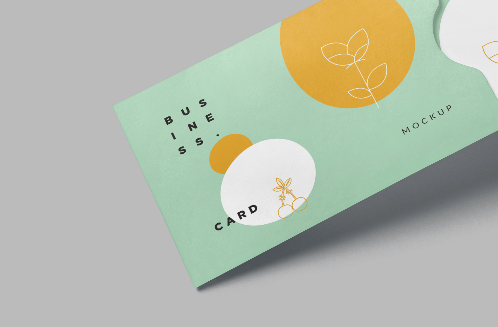 bi-fold branding card design