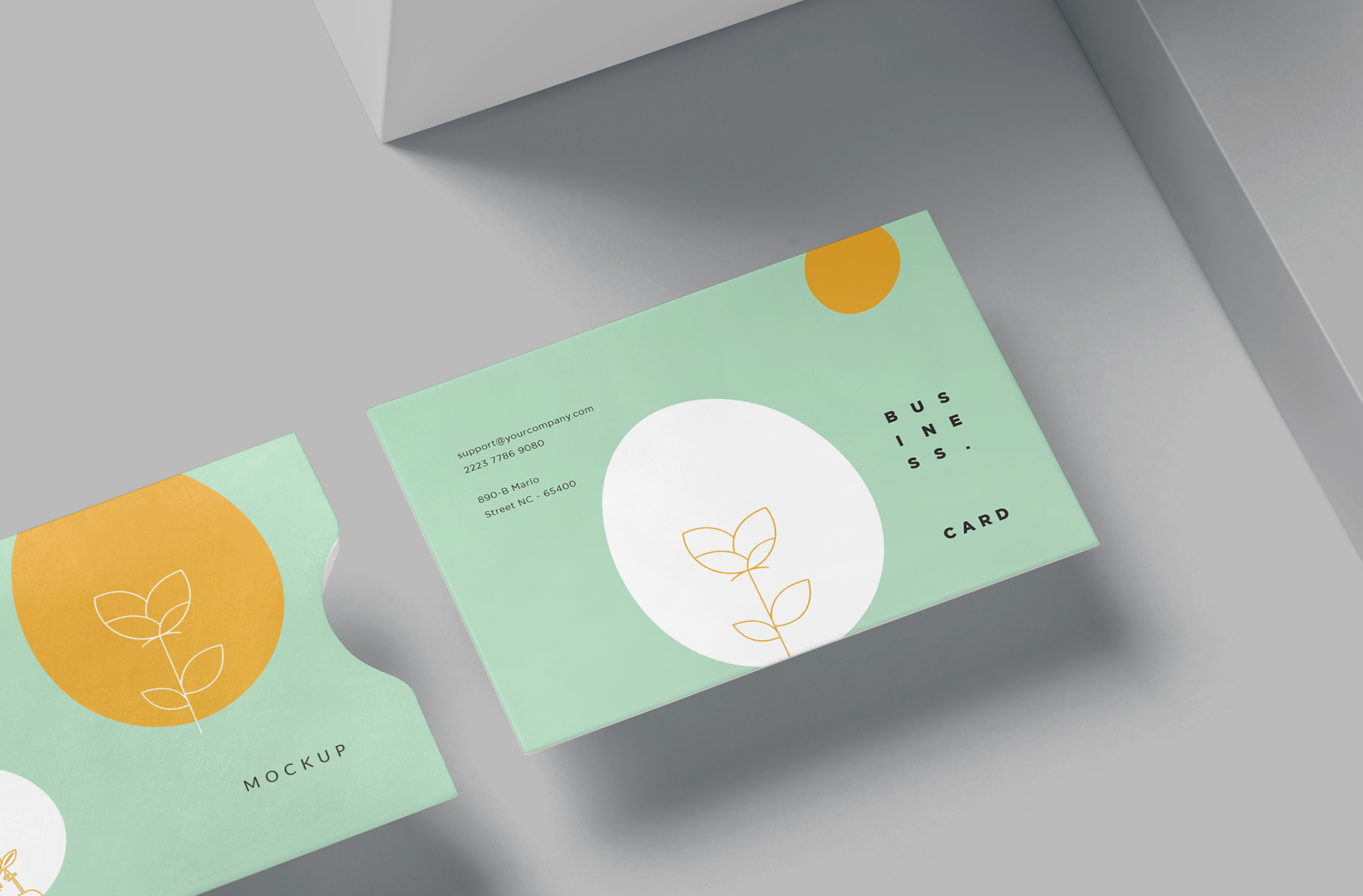 business card mock-up