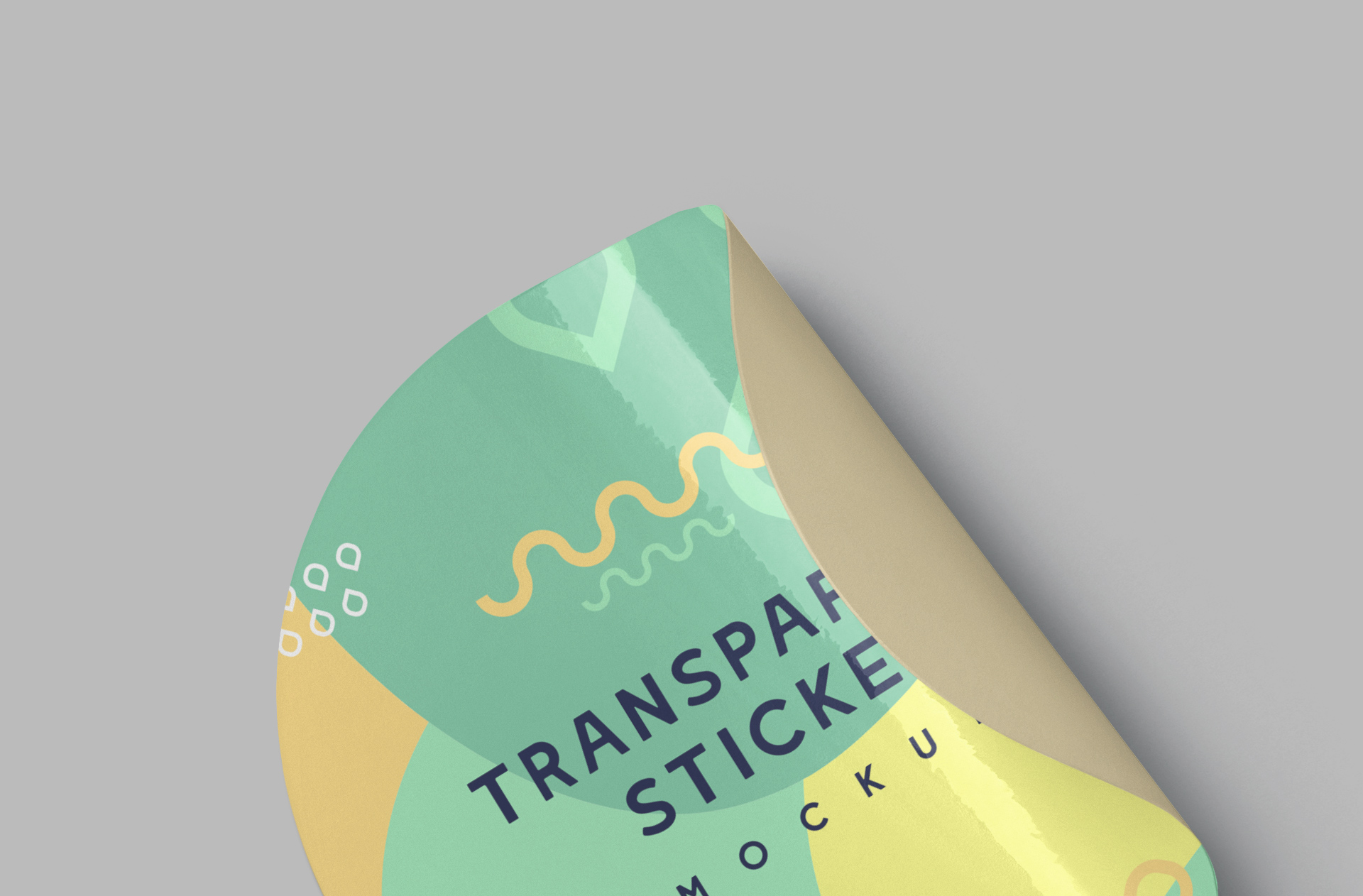 corporate identity sticker mock-up