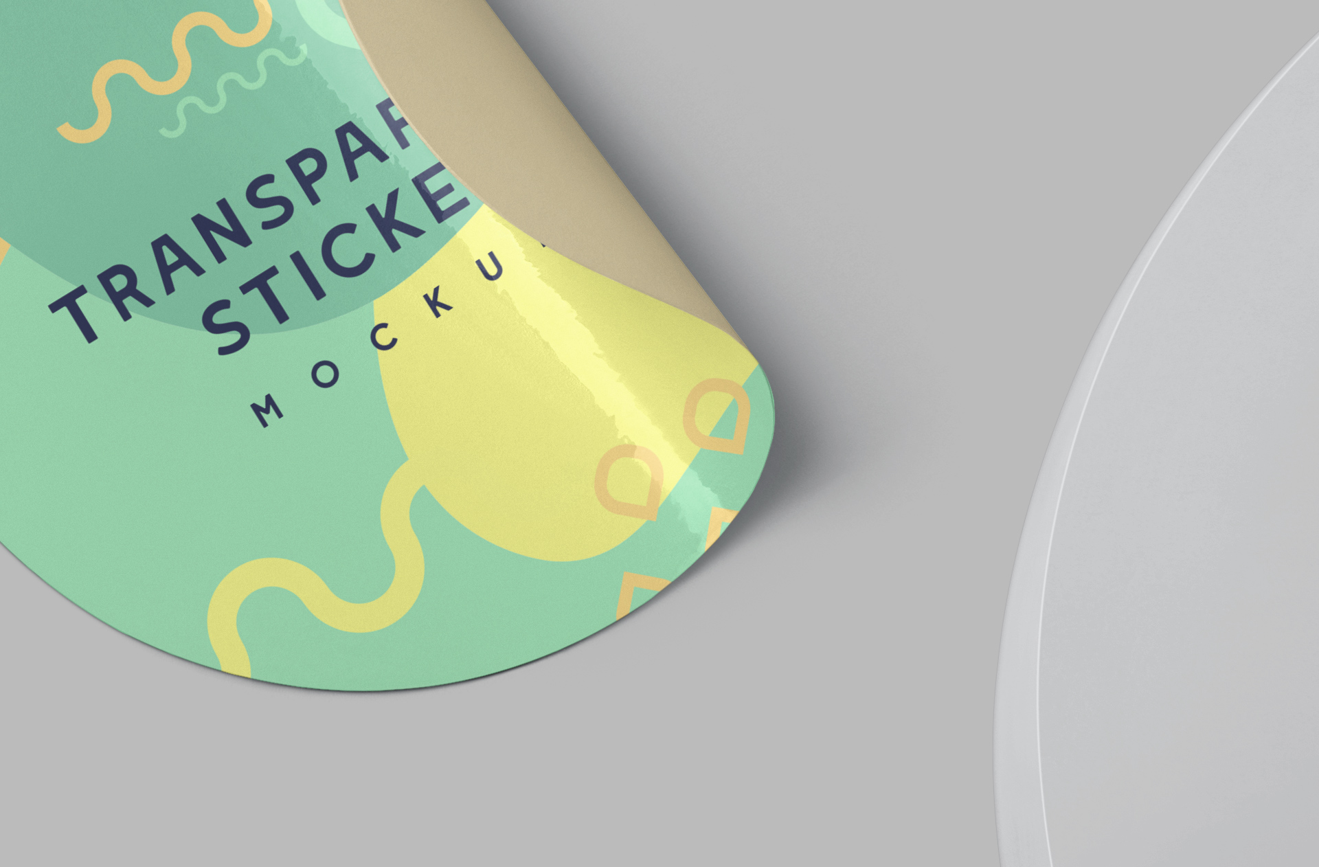 corporate identity sticker mock-up