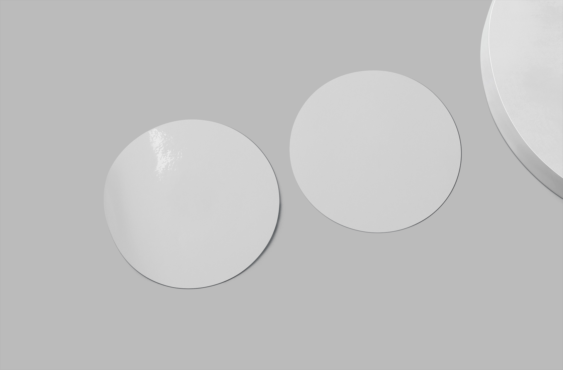 professional sticker design mock-up