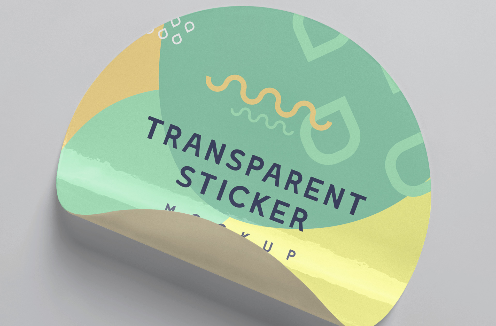 corporate identity sticker mock-up