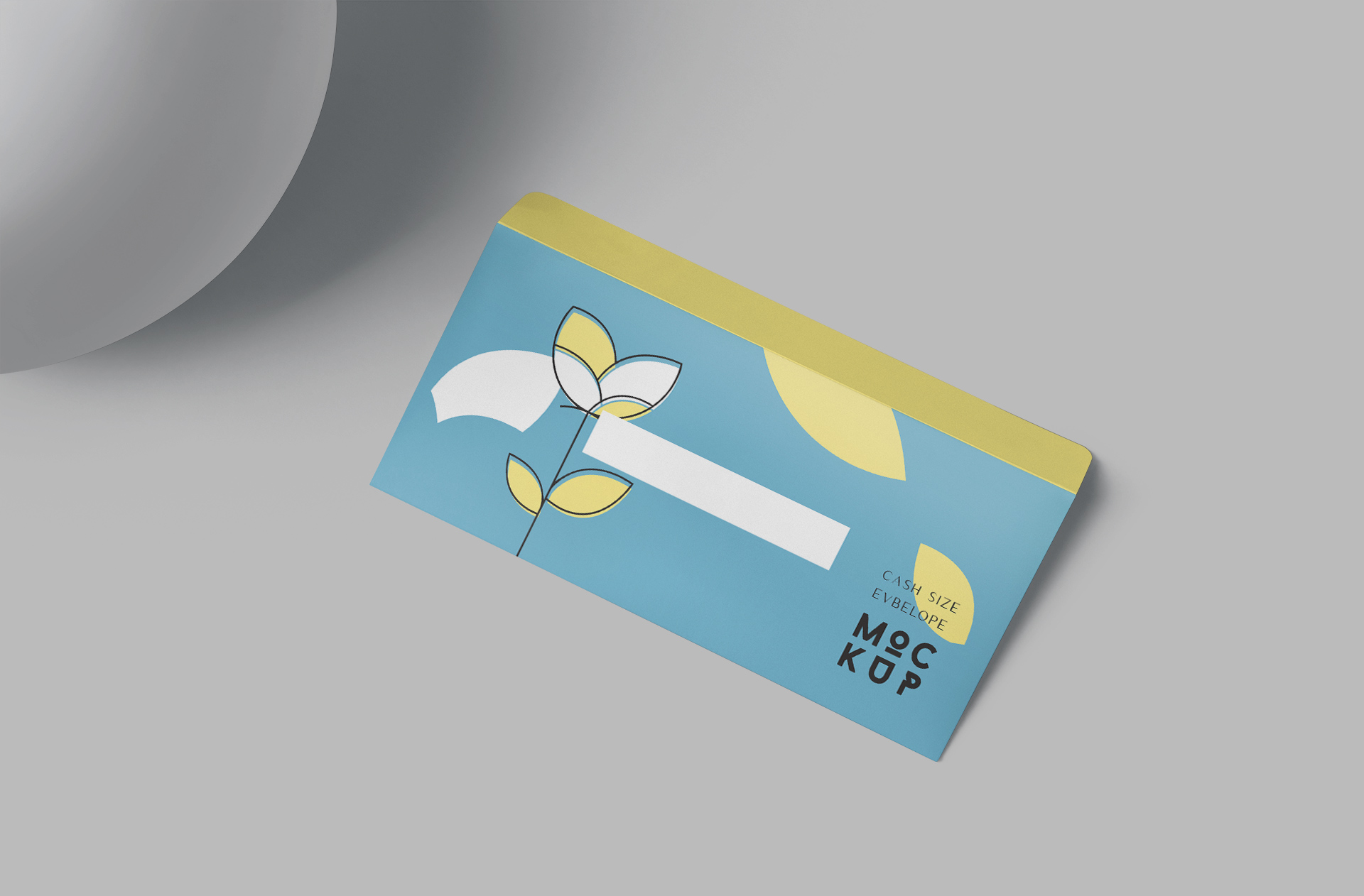 Minimalist Cash Envelope Mockup for Branding