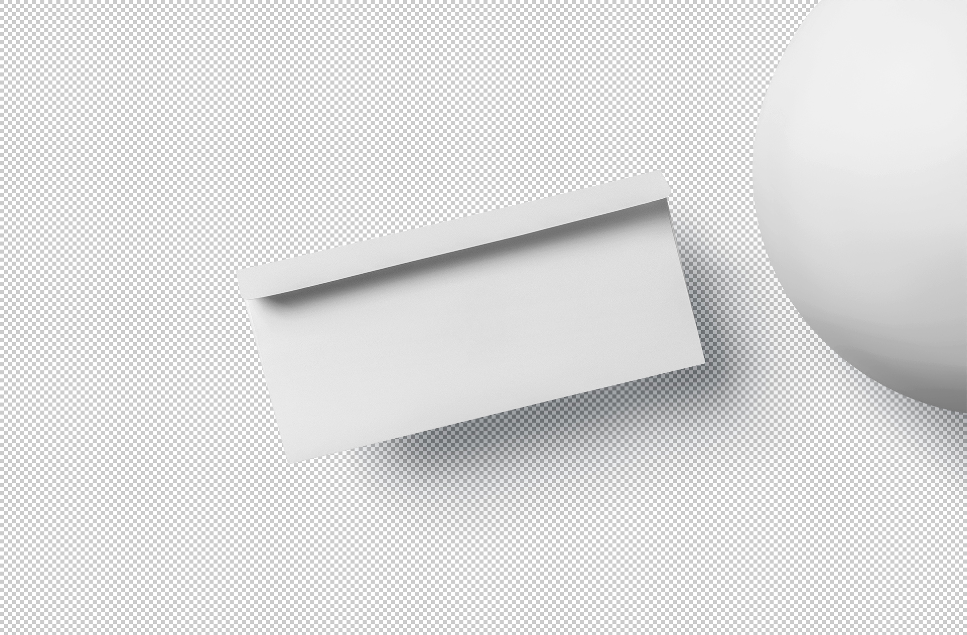 editable envelope mock-up