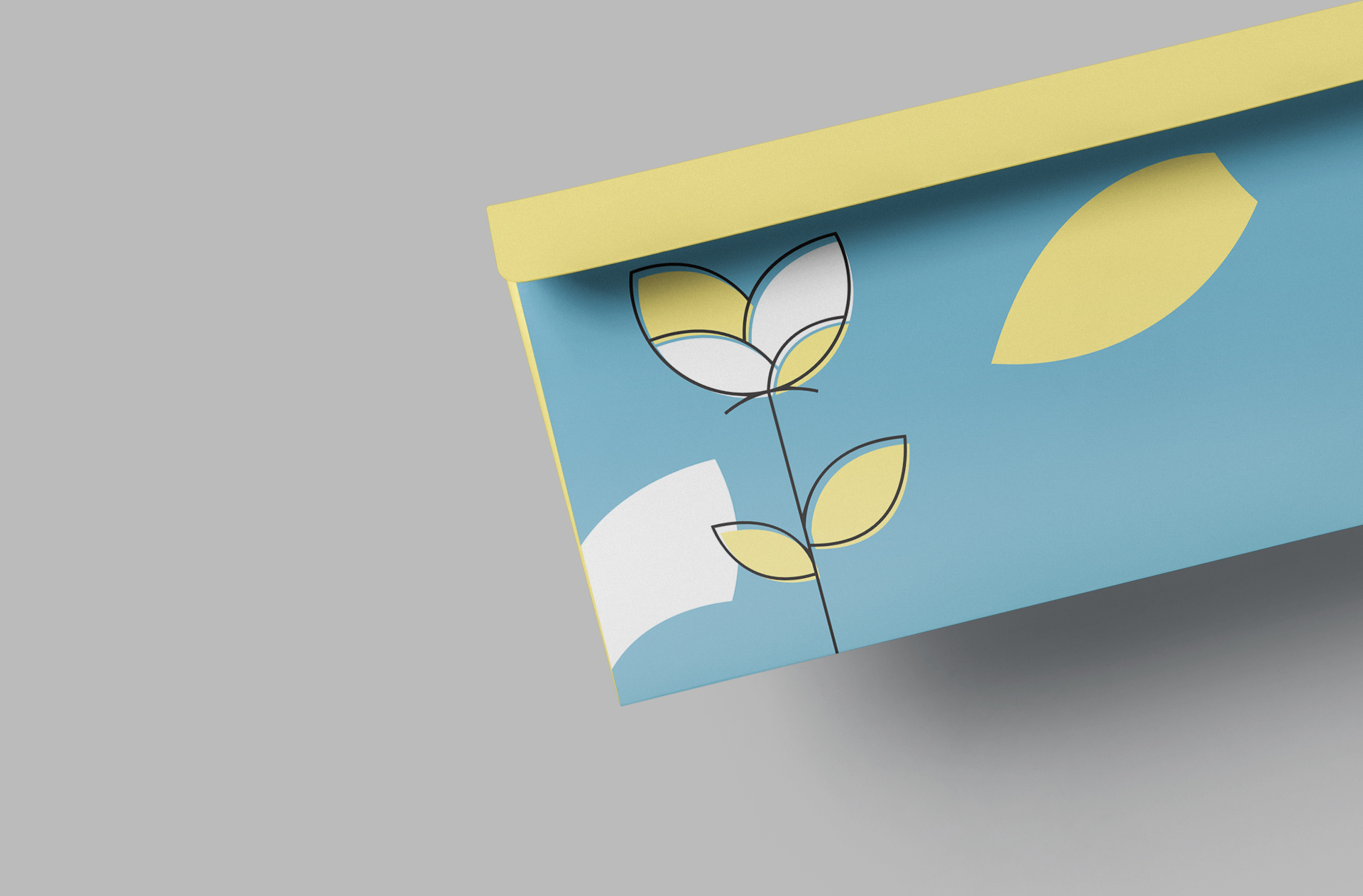 editable envelope mock-up