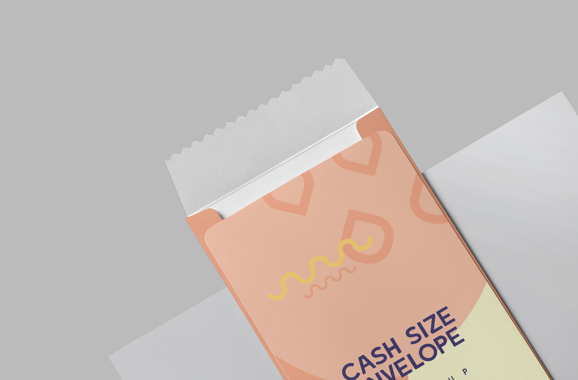 cash envelope branding PSD