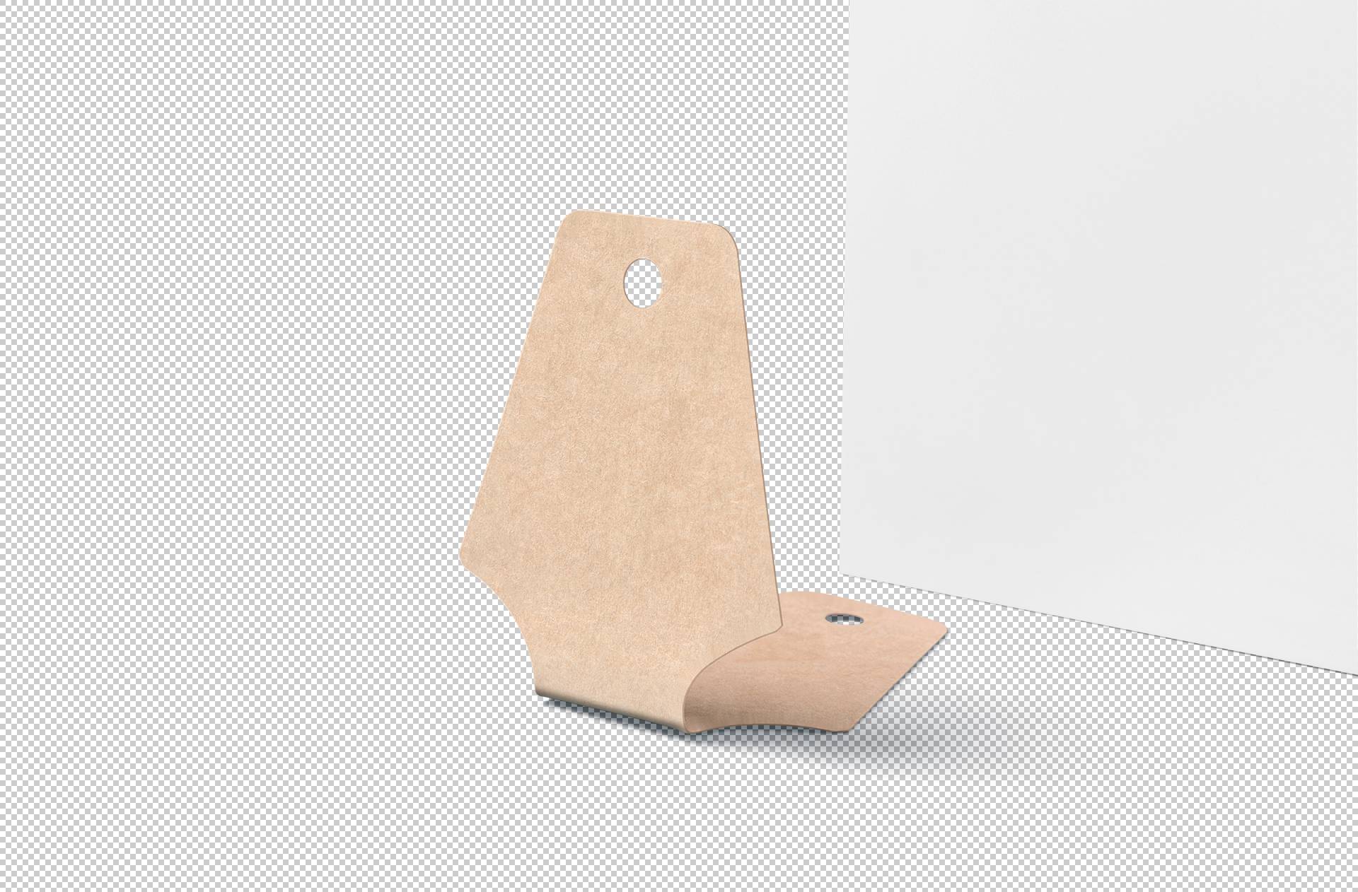 apparel tag mockup