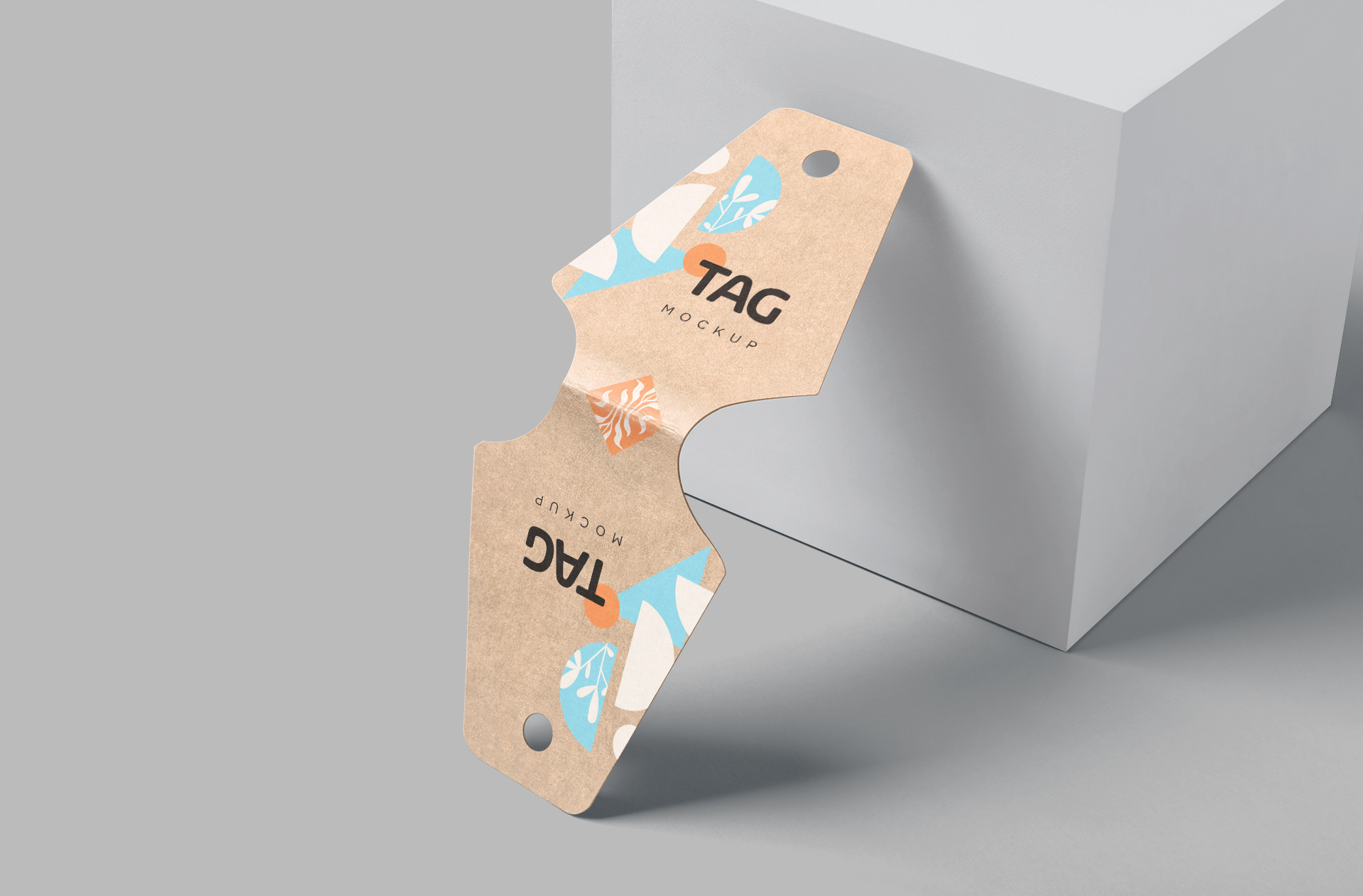 Minimal Foldable Kraft Label for Branding