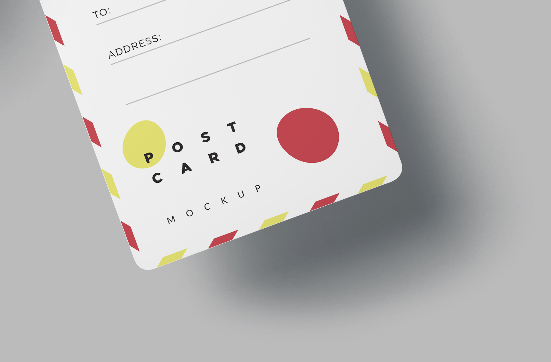 A6 postcard template