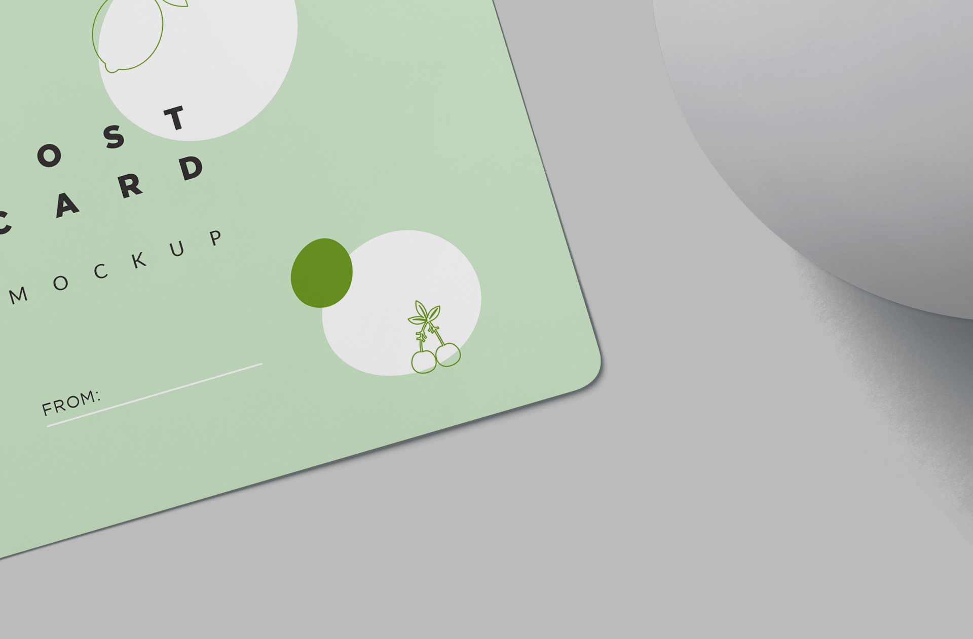 A6 postcard template
