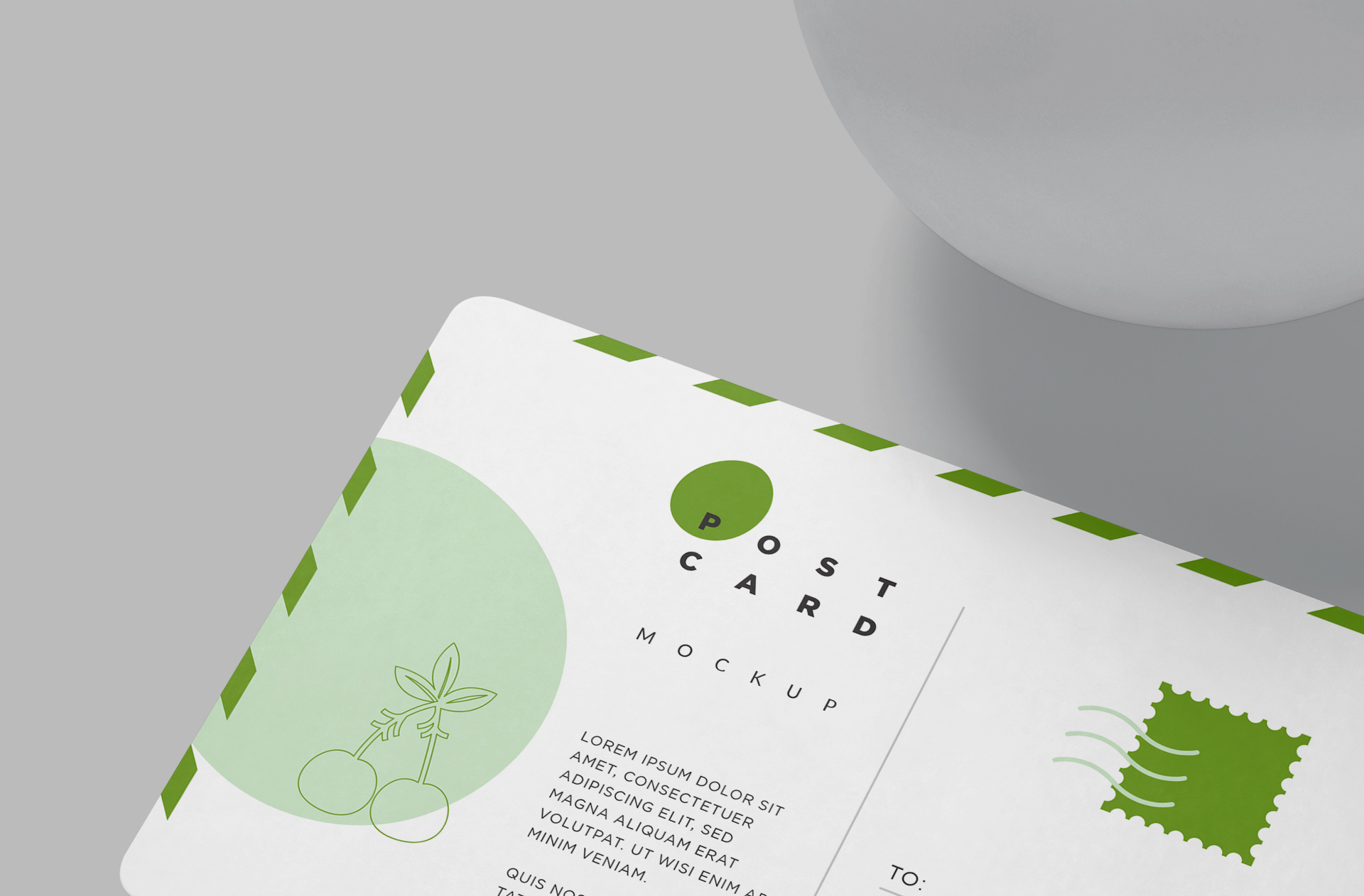 A6 postcard template