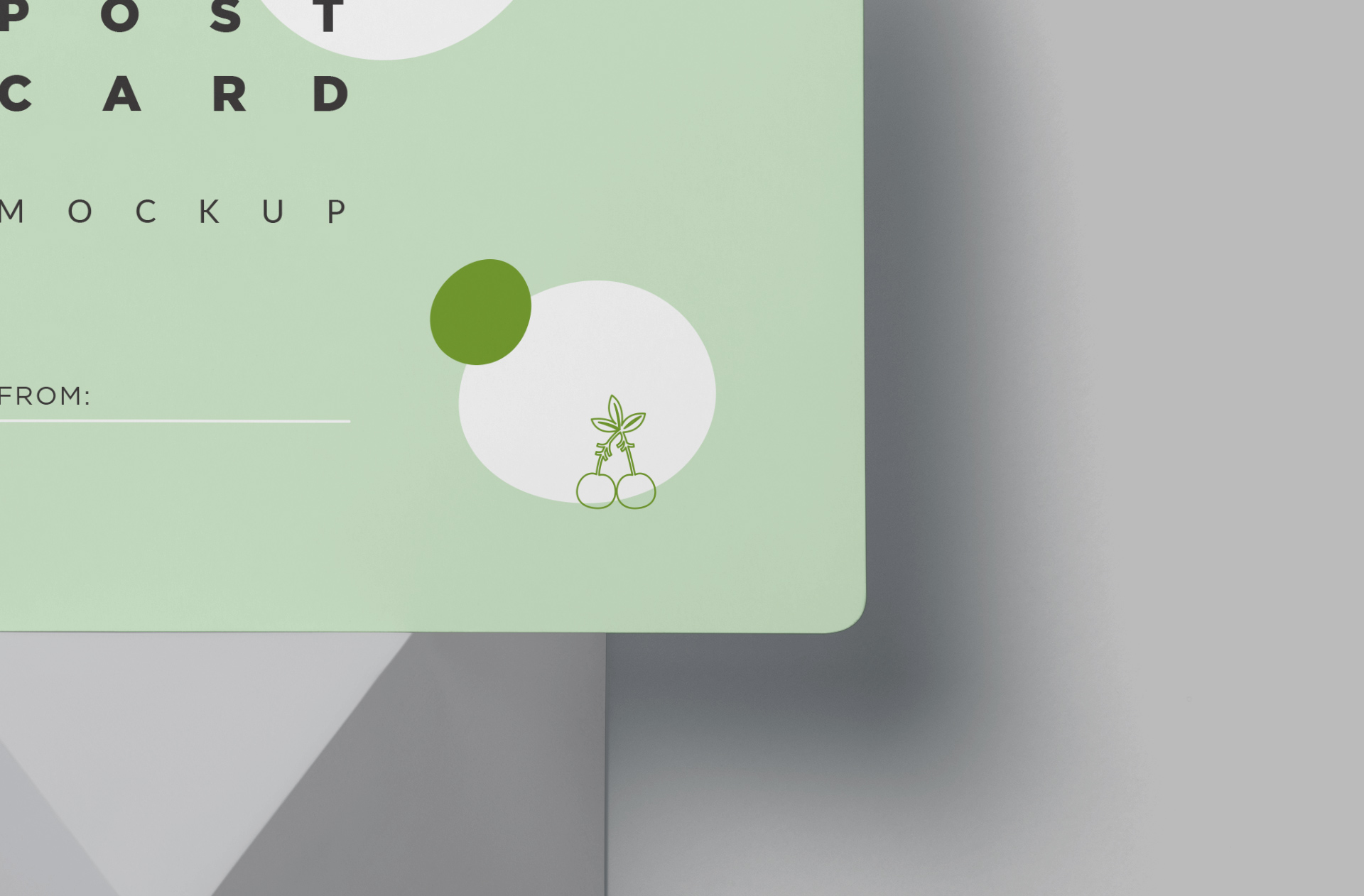 A6 postcard mockup