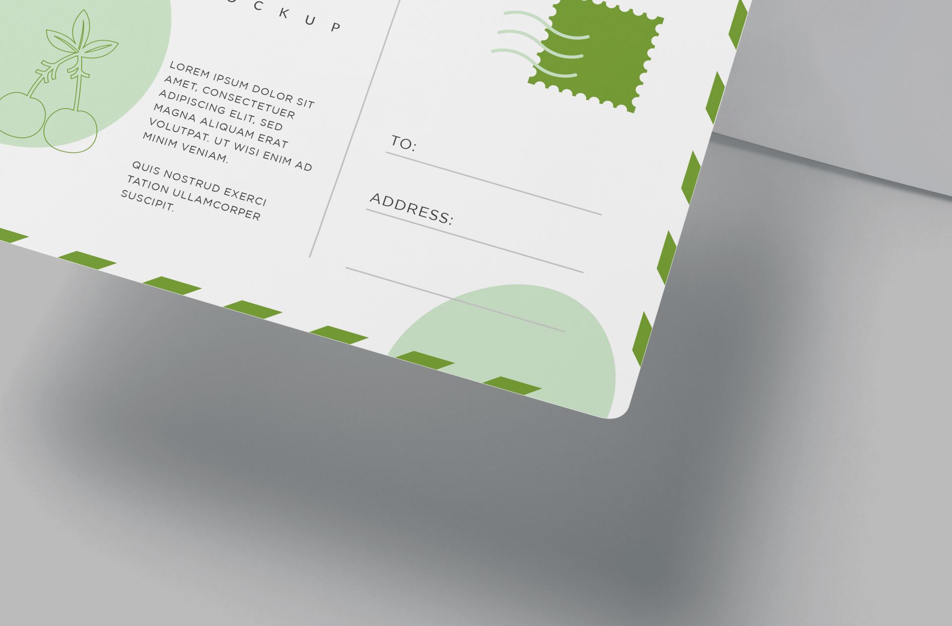 A6 postcard PSD