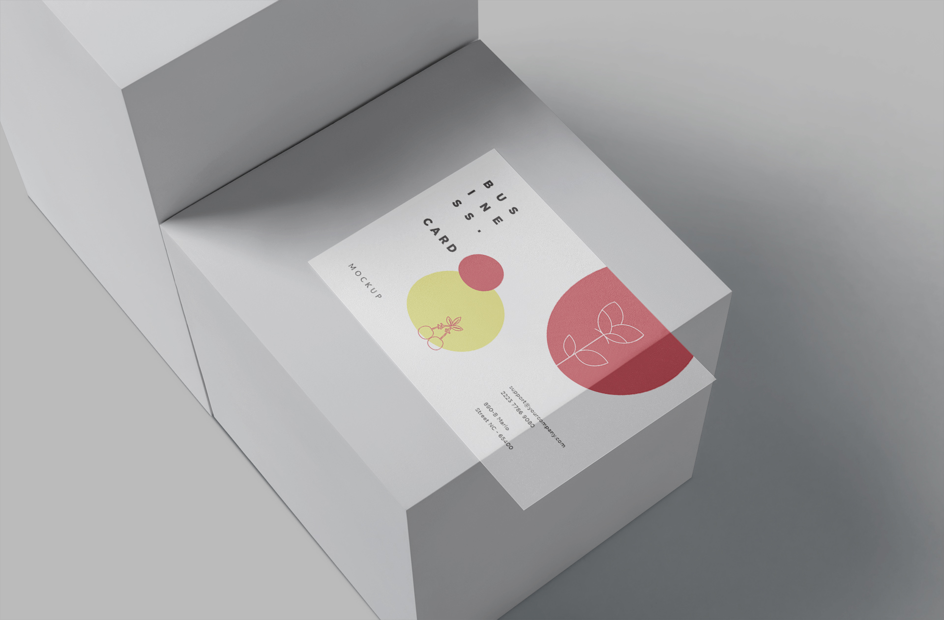 Stylish Business Card Mockup for Branding and Identity