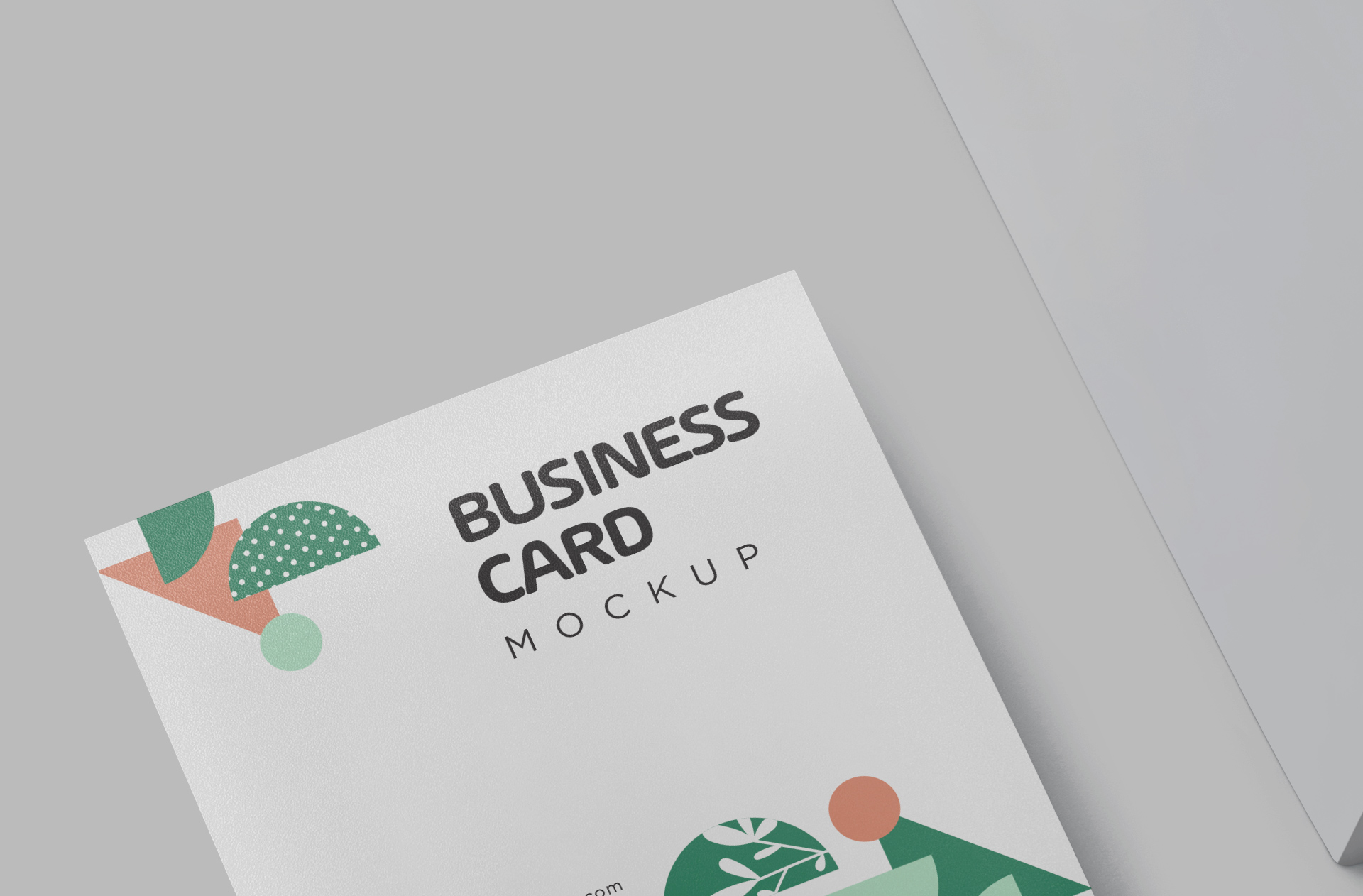 clean business card mockup