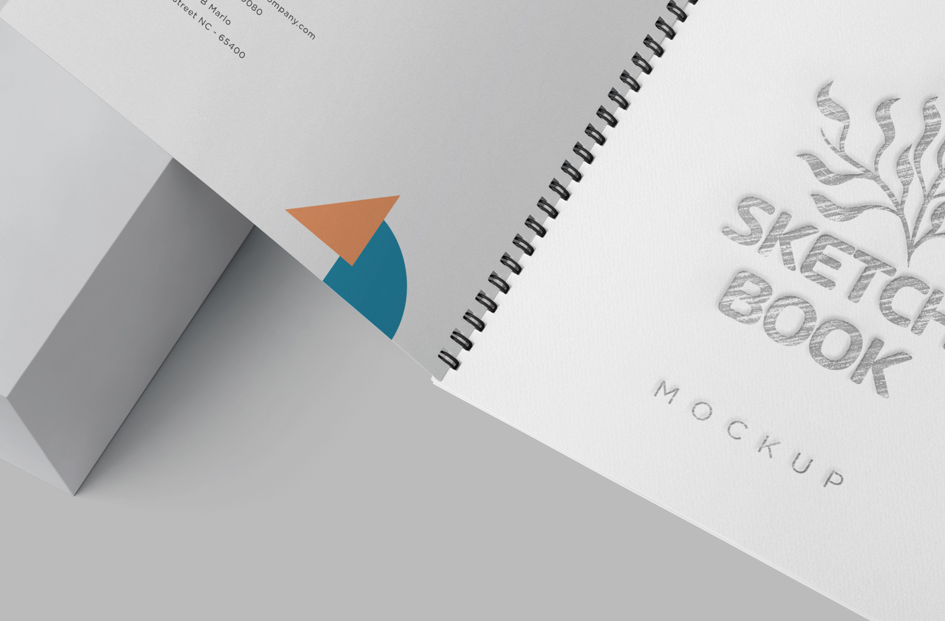 artist portfolio mockup