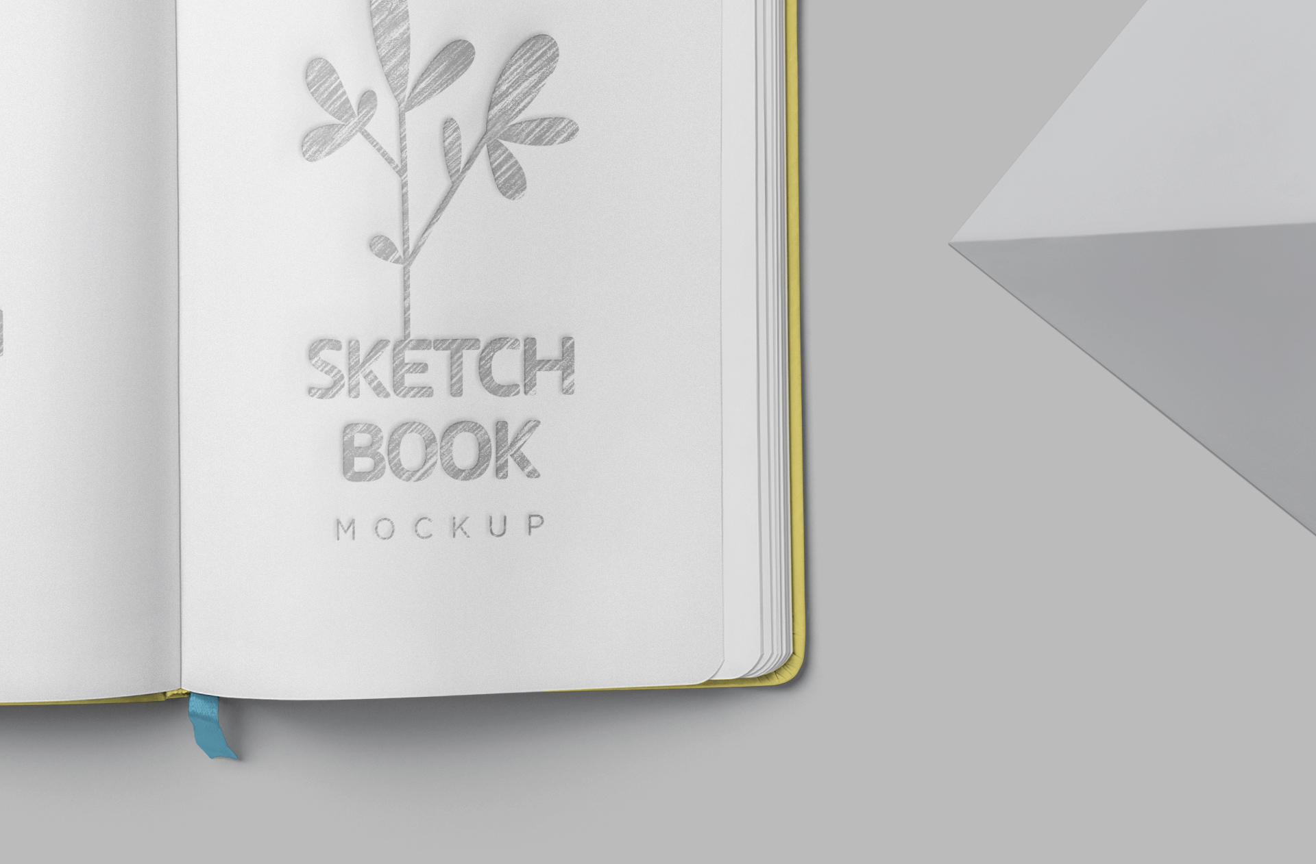 A5 sketchbook mock-up