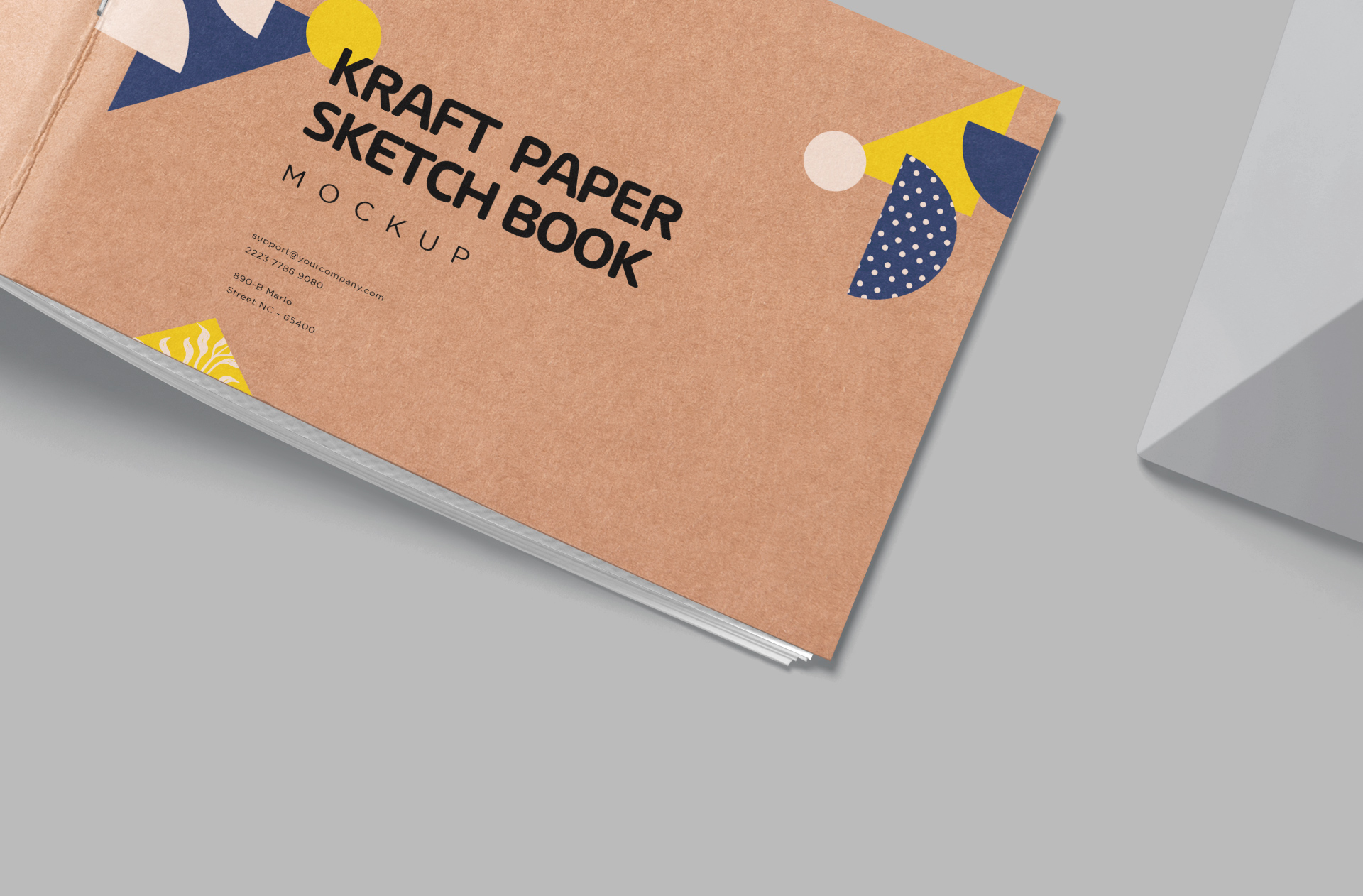 branding notebook template PSD