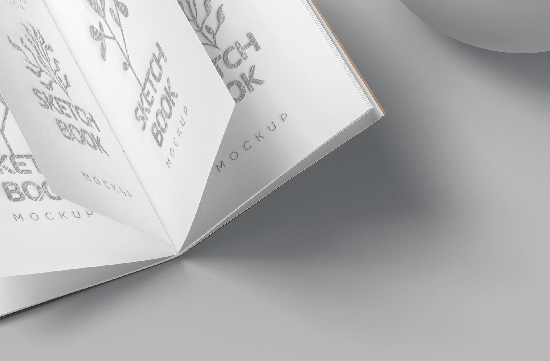 artist portfolio mockup