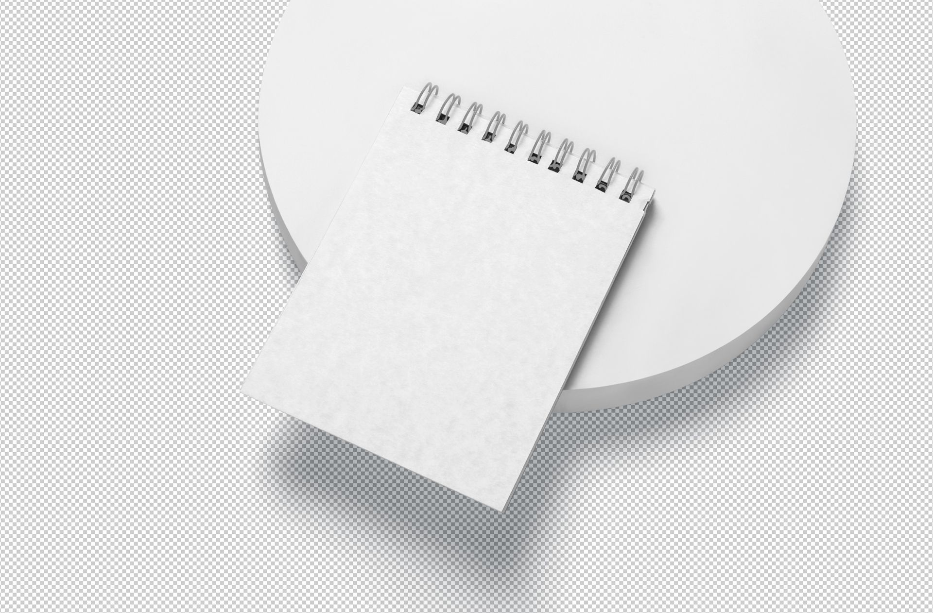 clean notebook design PSD