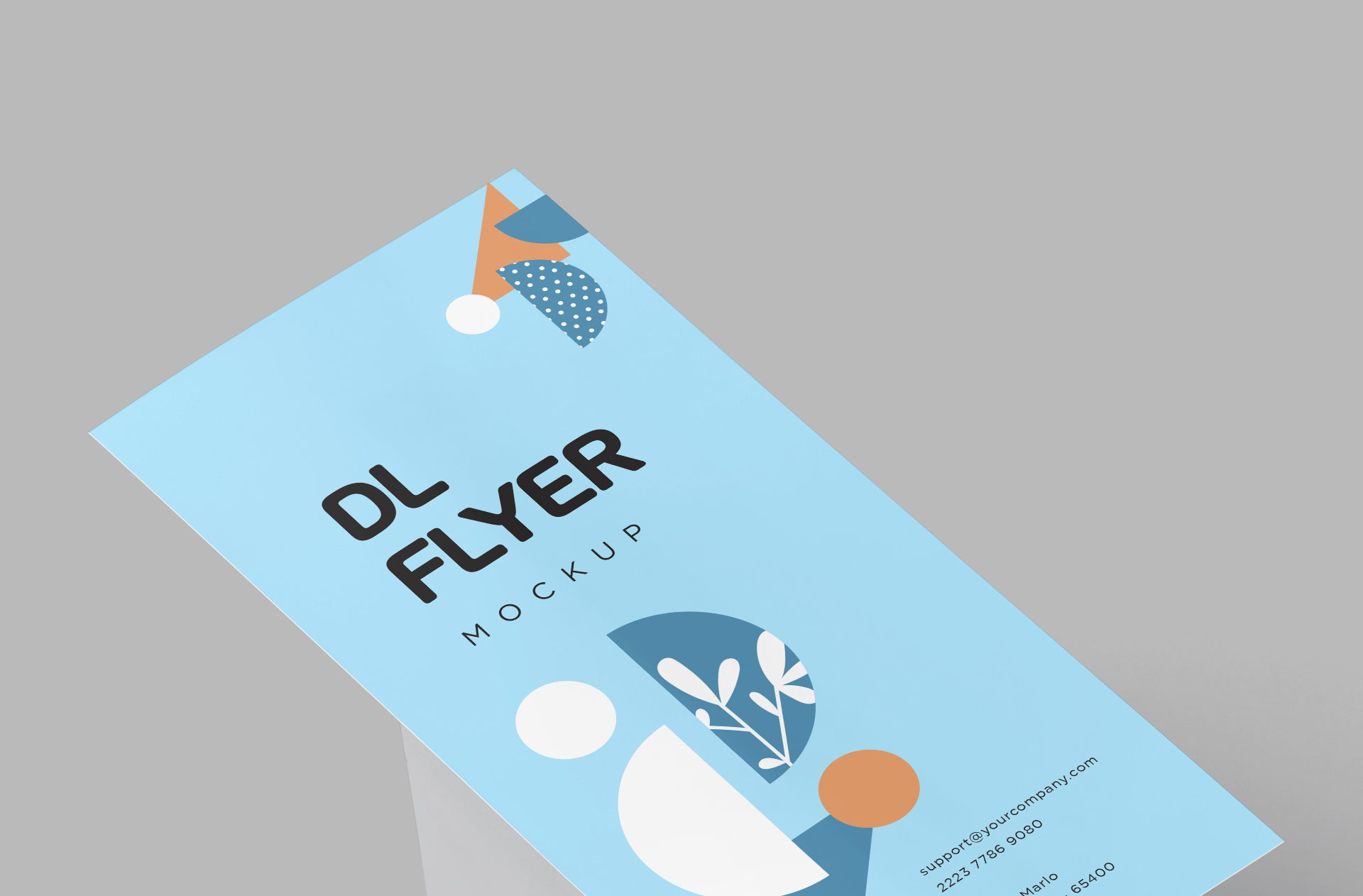 advertising layout mockup