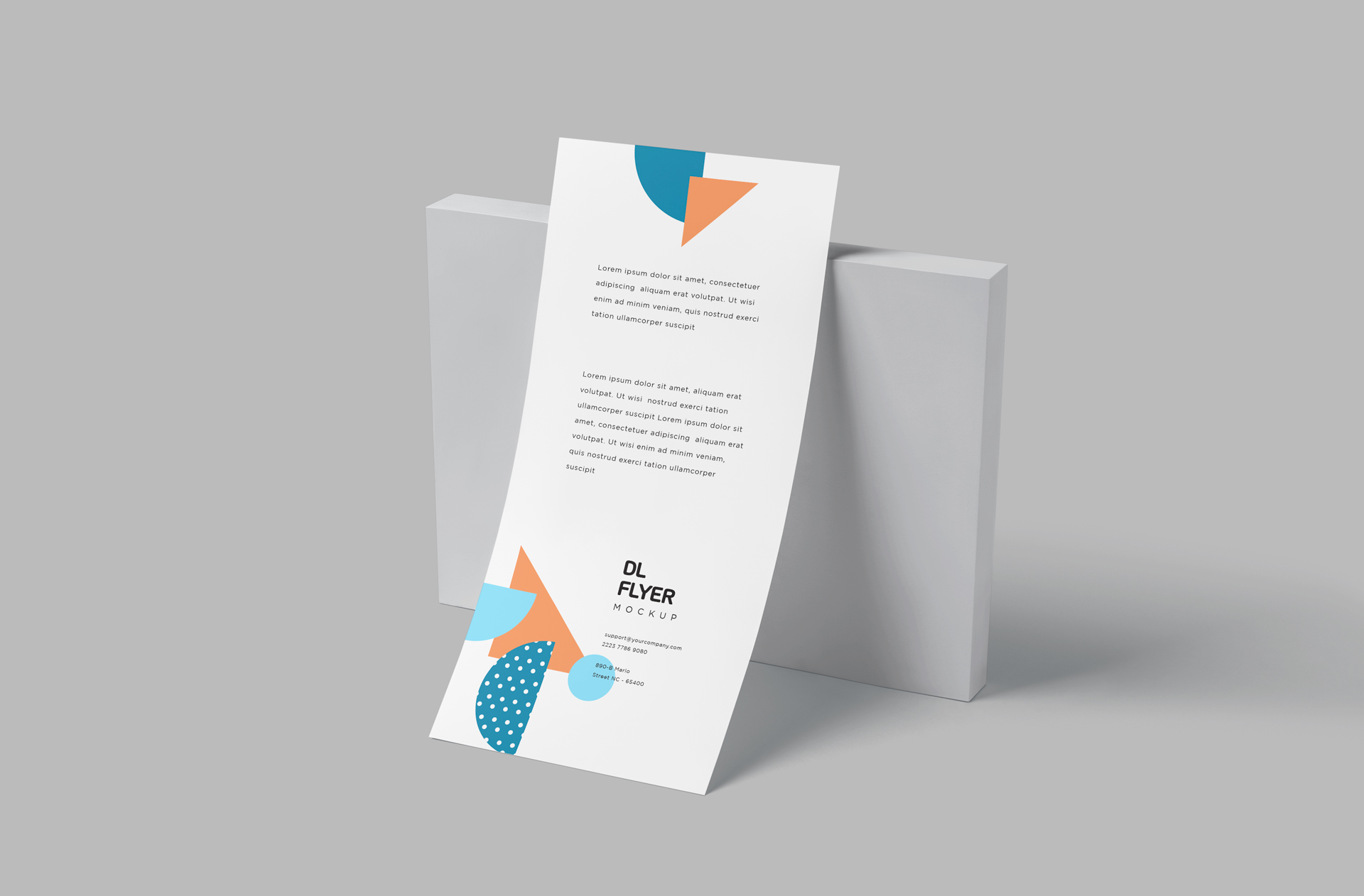 Professional DL Flyer Mockup with High-Quality Design