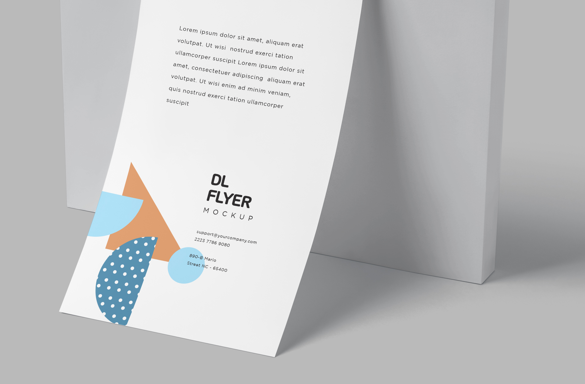 advertising flyer PSD