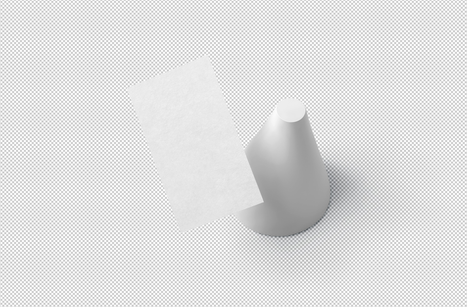branding vertical card mockup