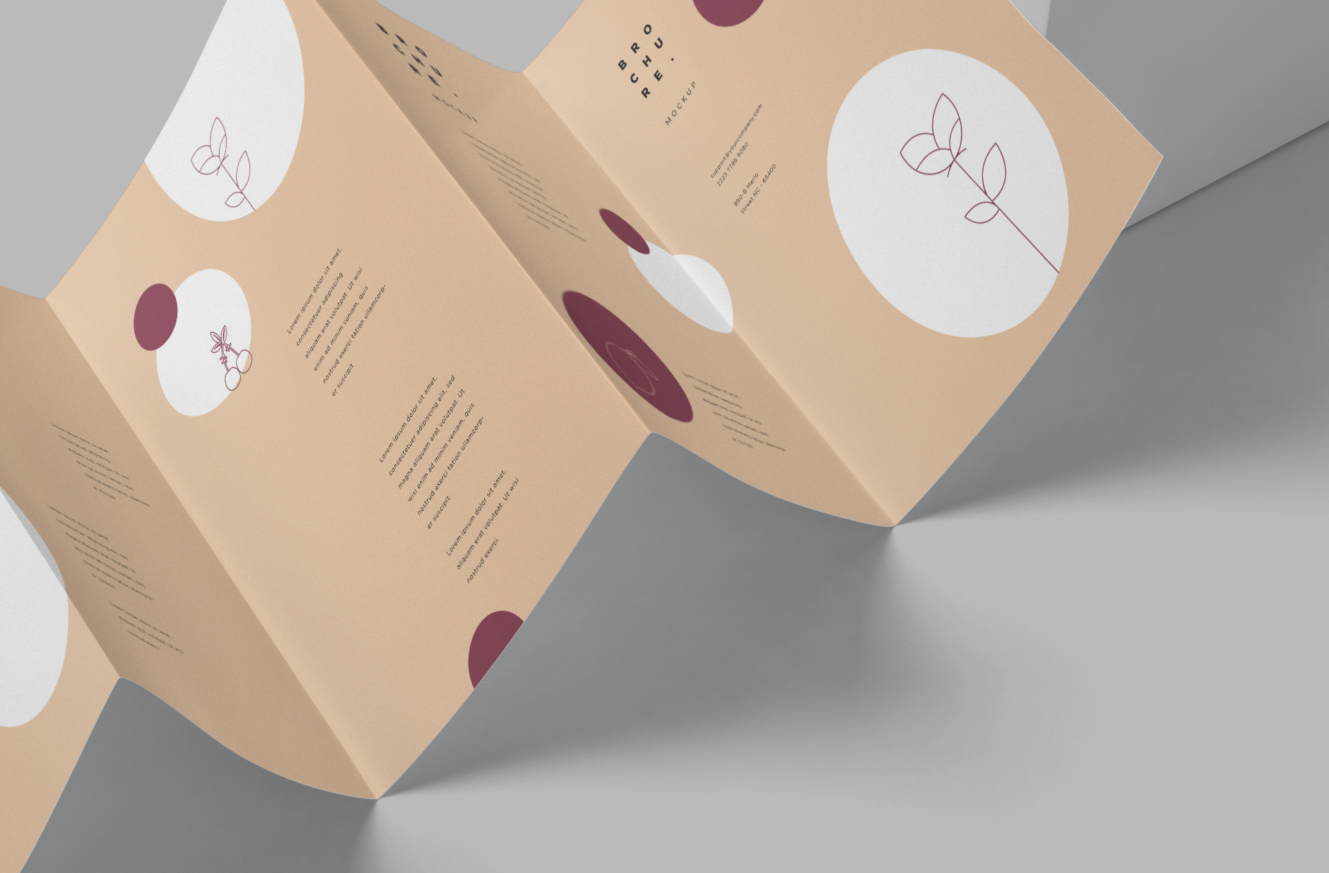 branding brochure mock-up