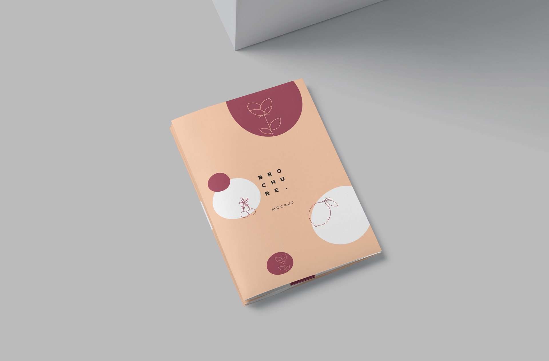 Realistic Tri-Fold Brochure Mockup for Branding