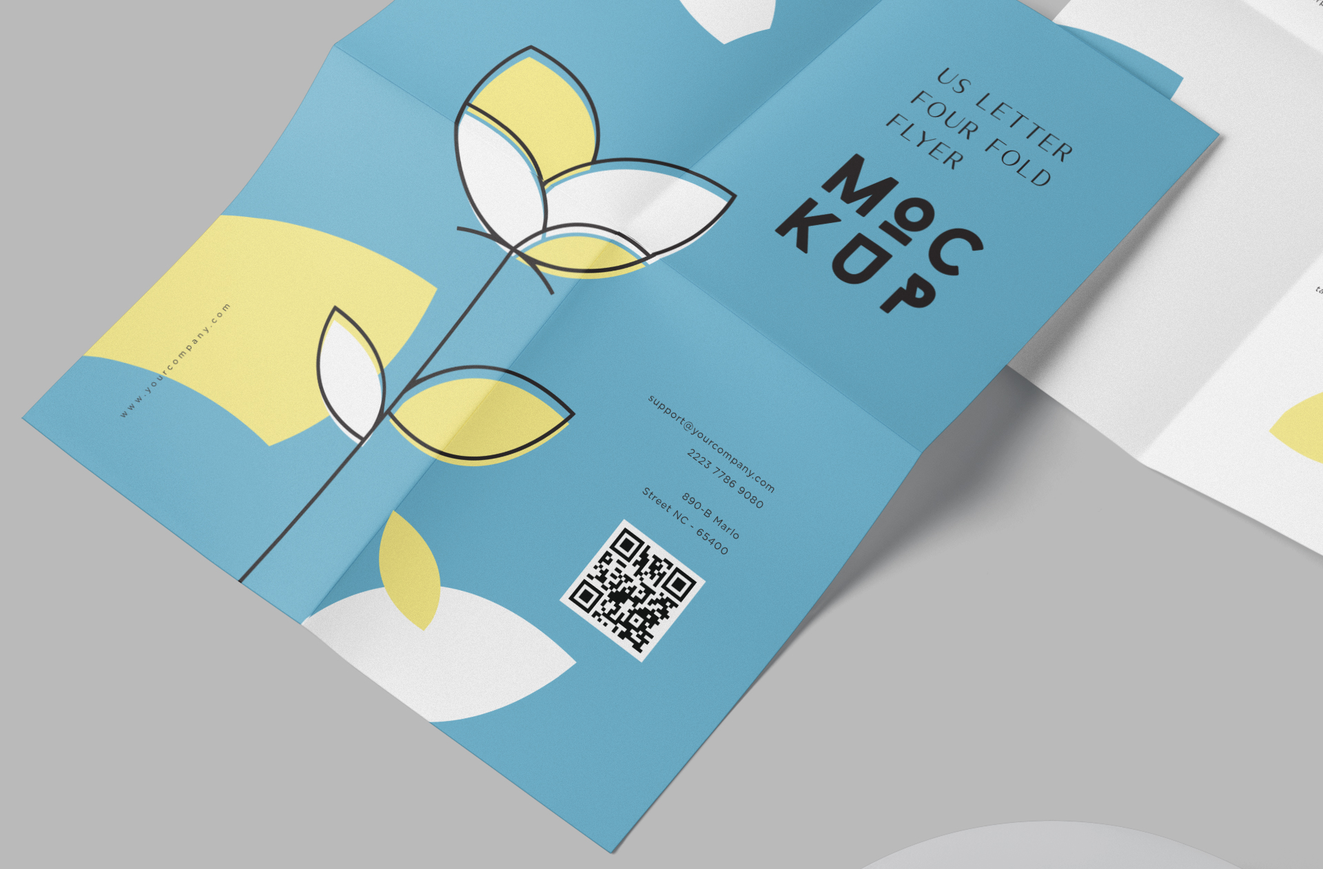 advertising flyer mock-up