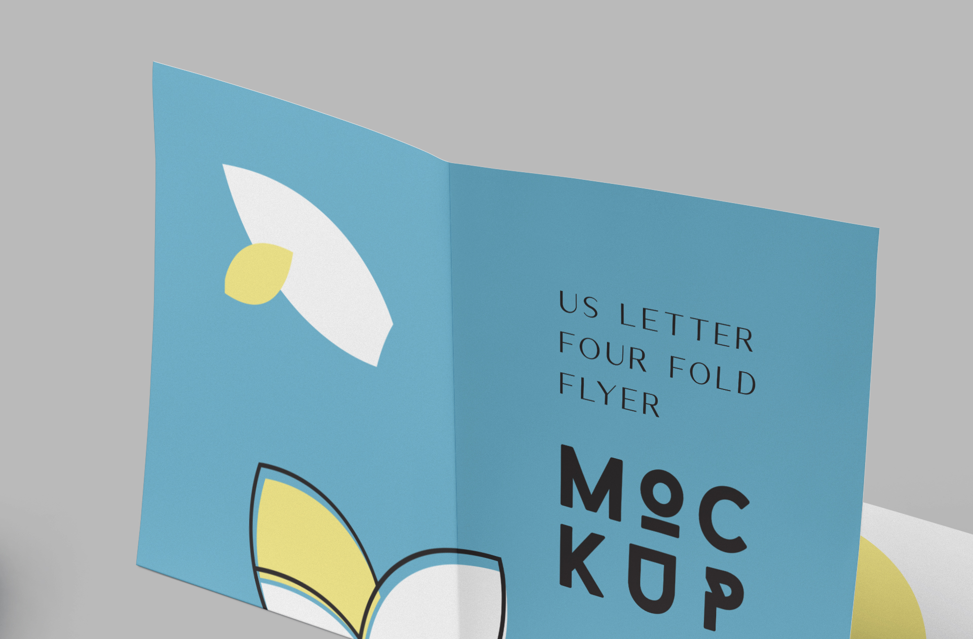 customizable branding flyer mock-up