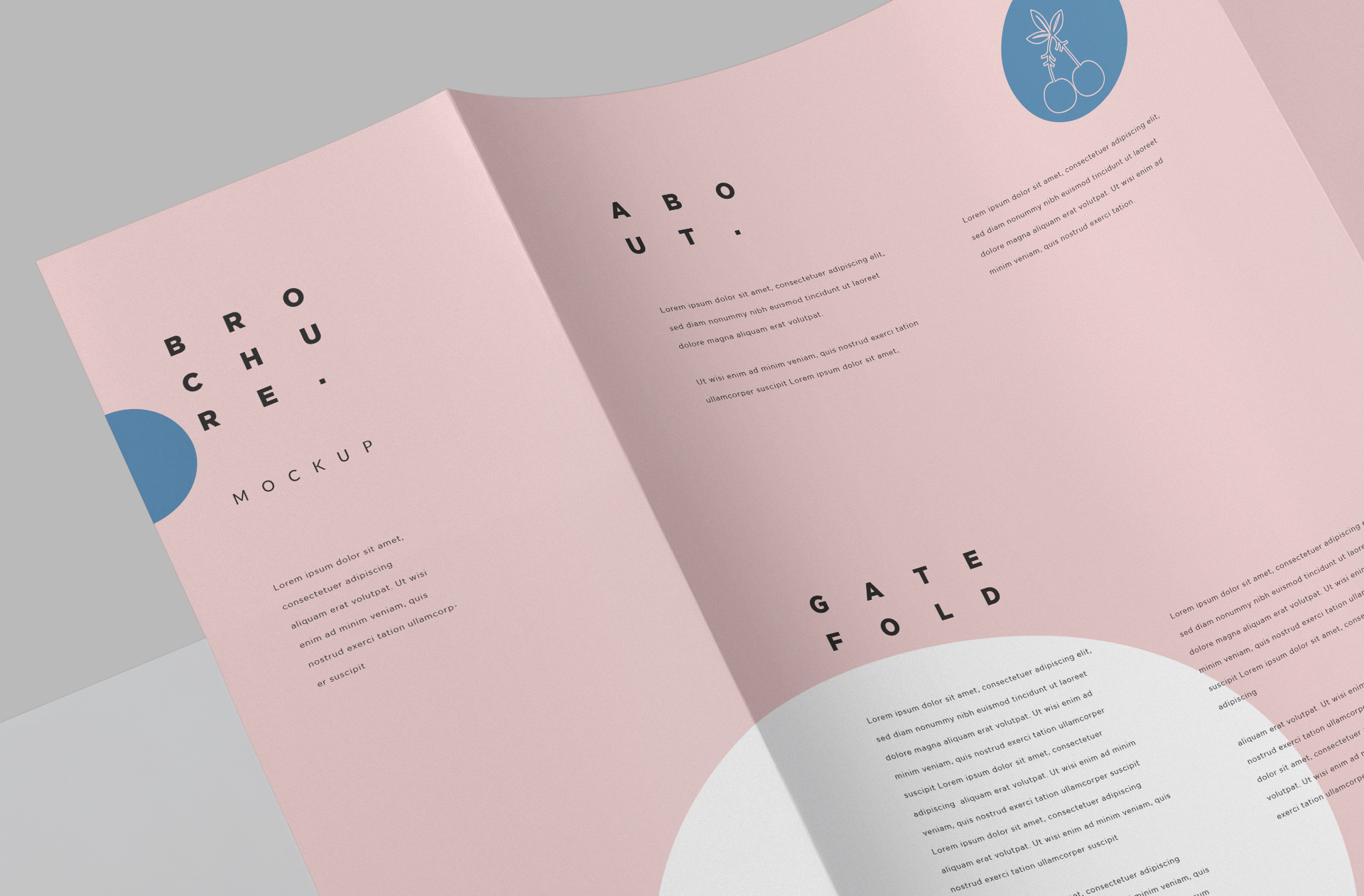 corporate promotional brochure PSD