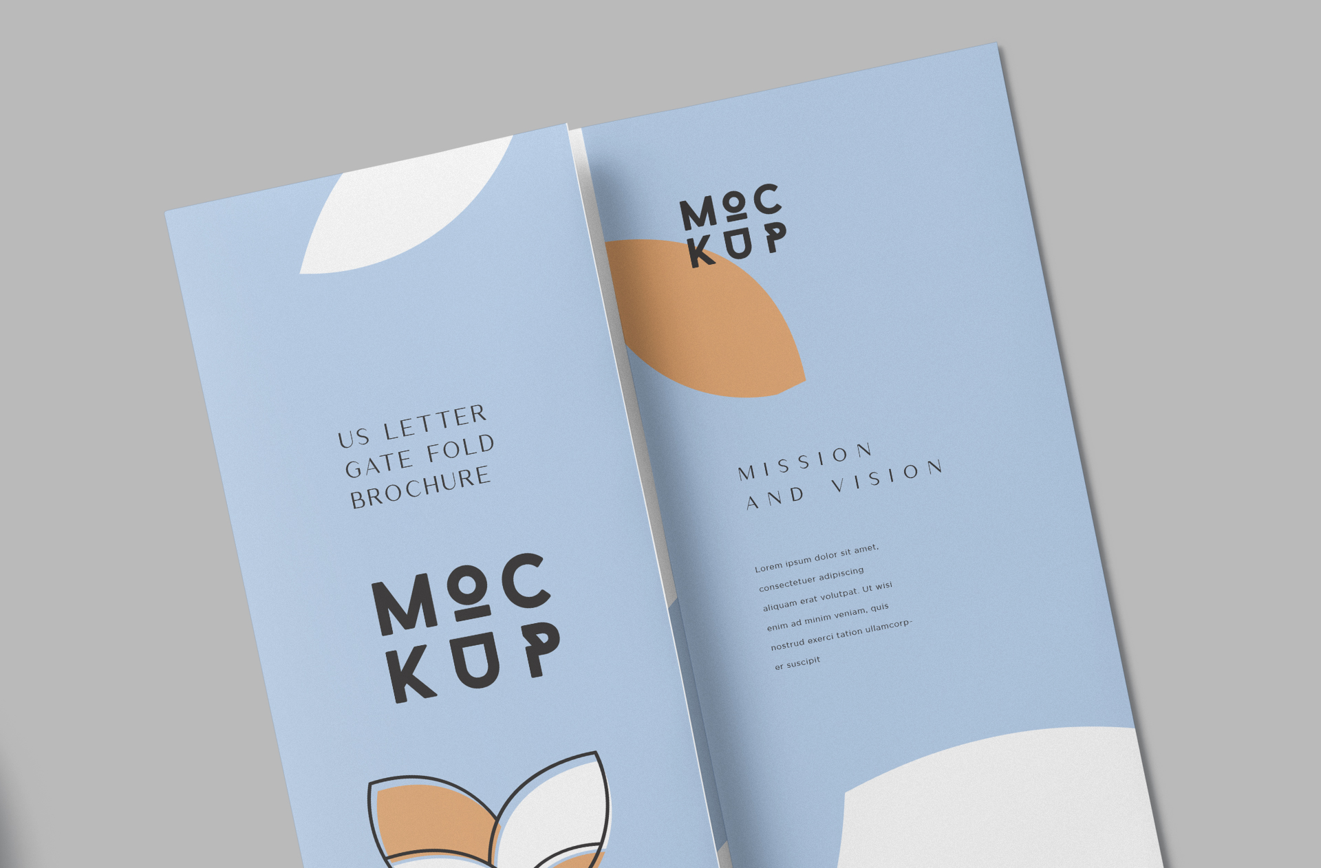 corporate advertising gate fold PSD
