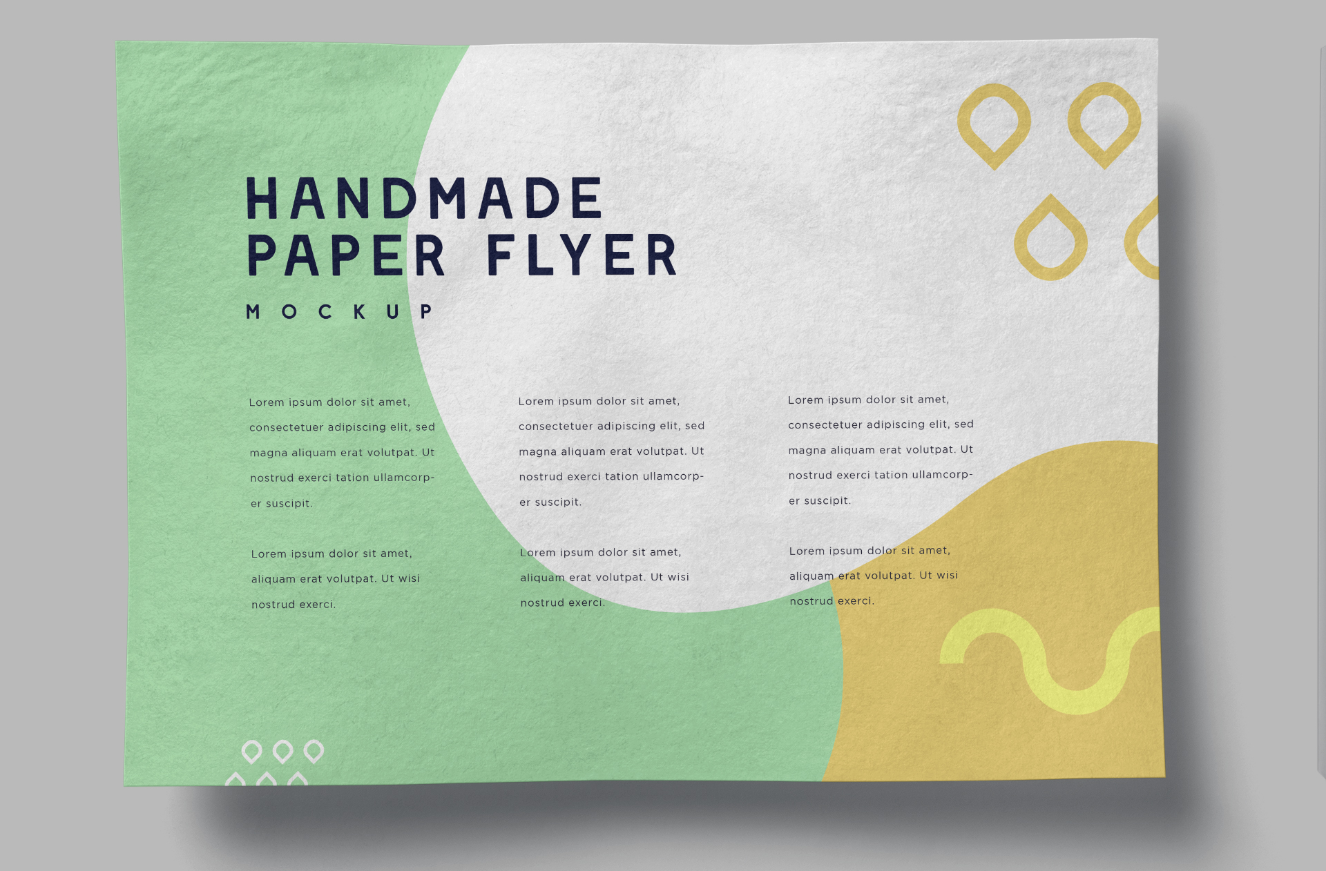 corporate promotional brochure PSD
