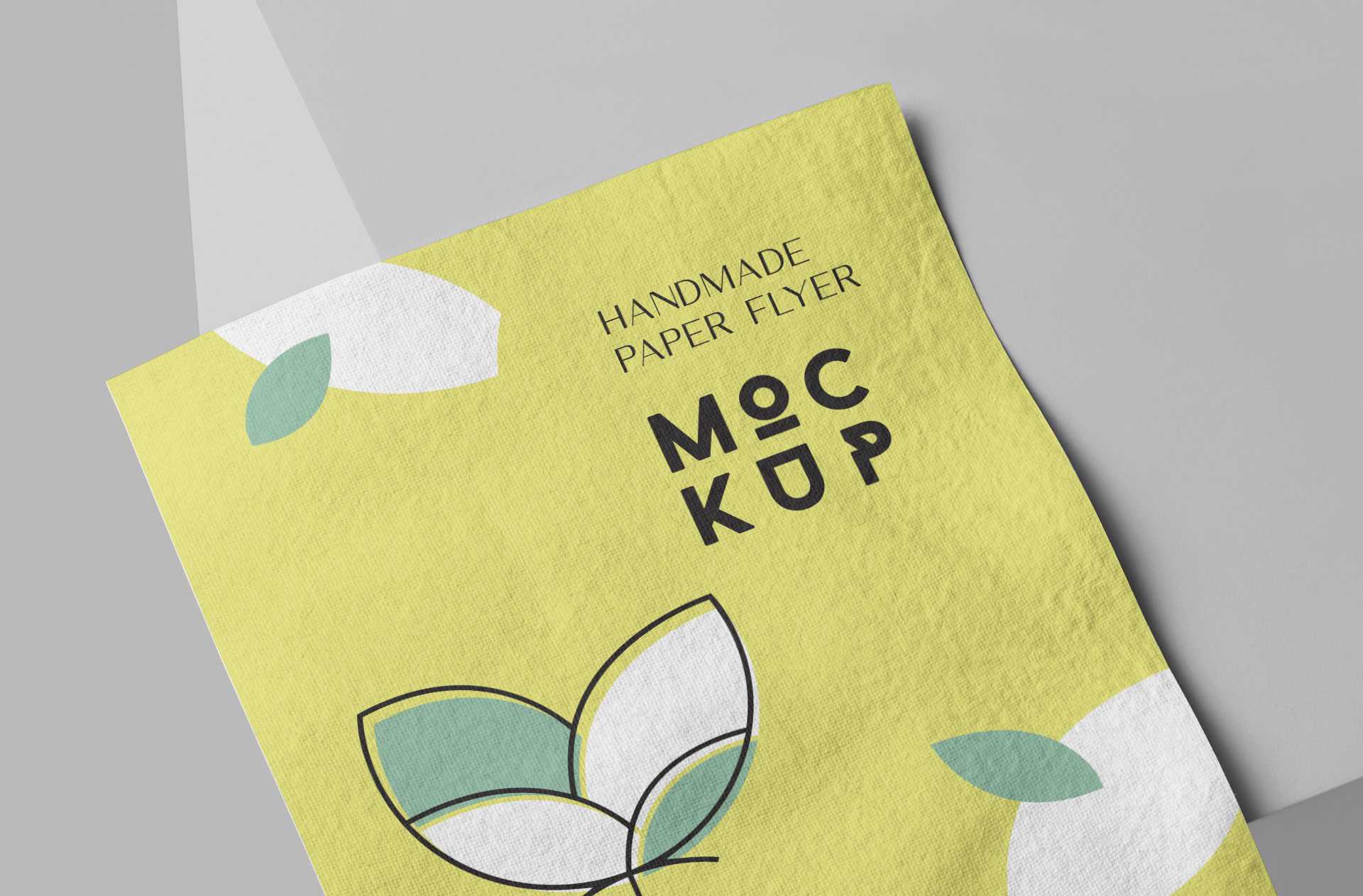 creative flyer mock-up