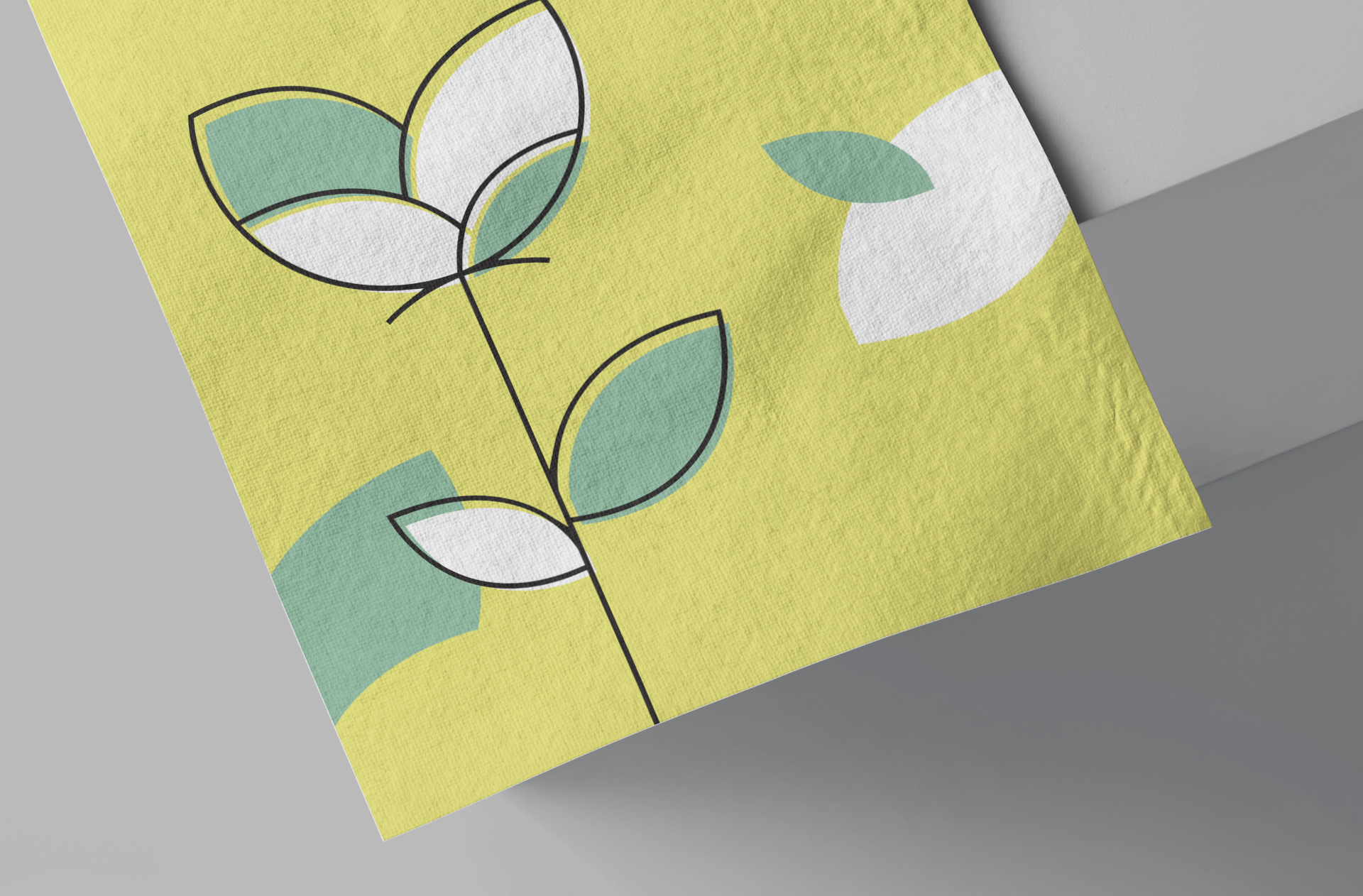 creative flyer mock-up