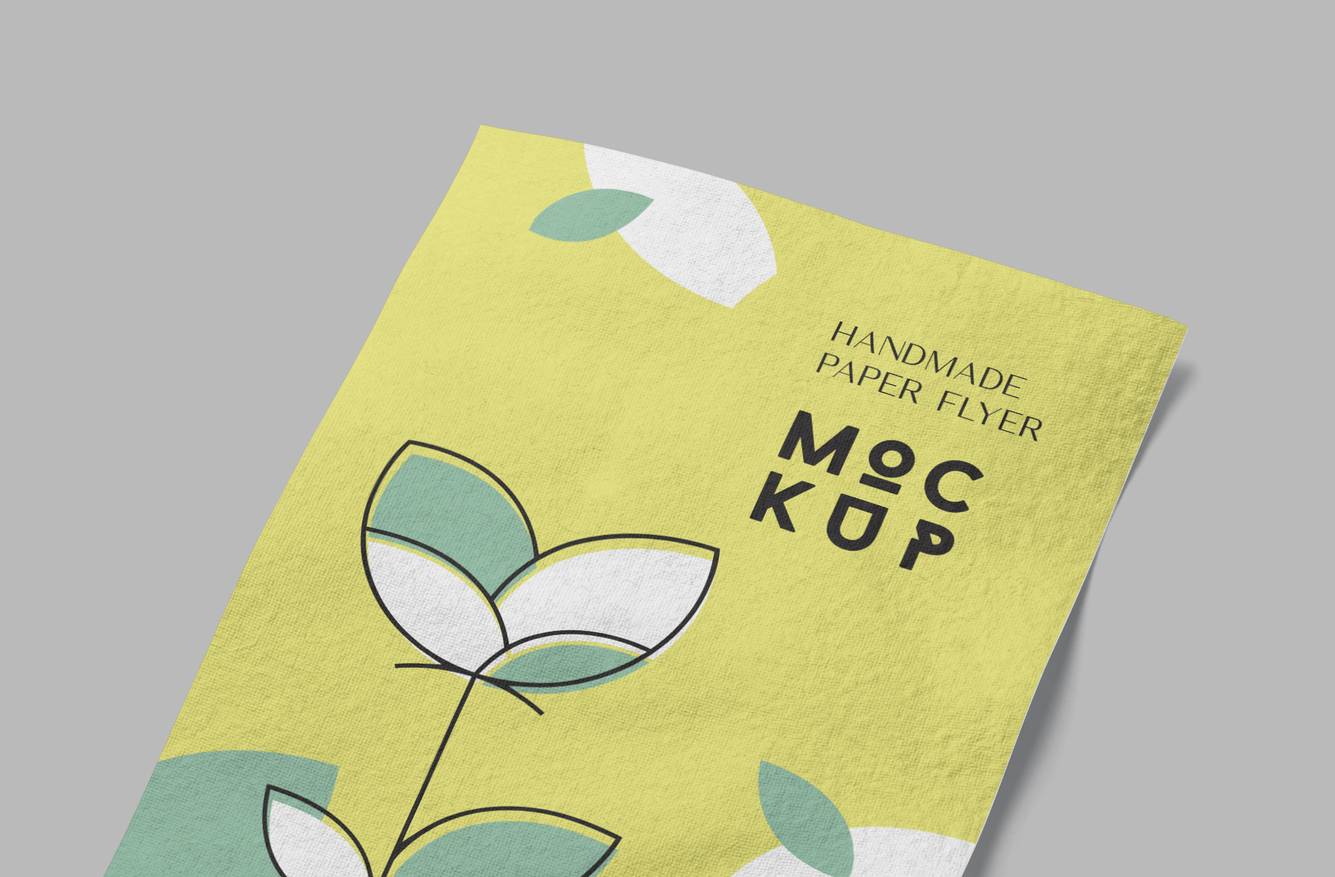 creative flyer mock-up