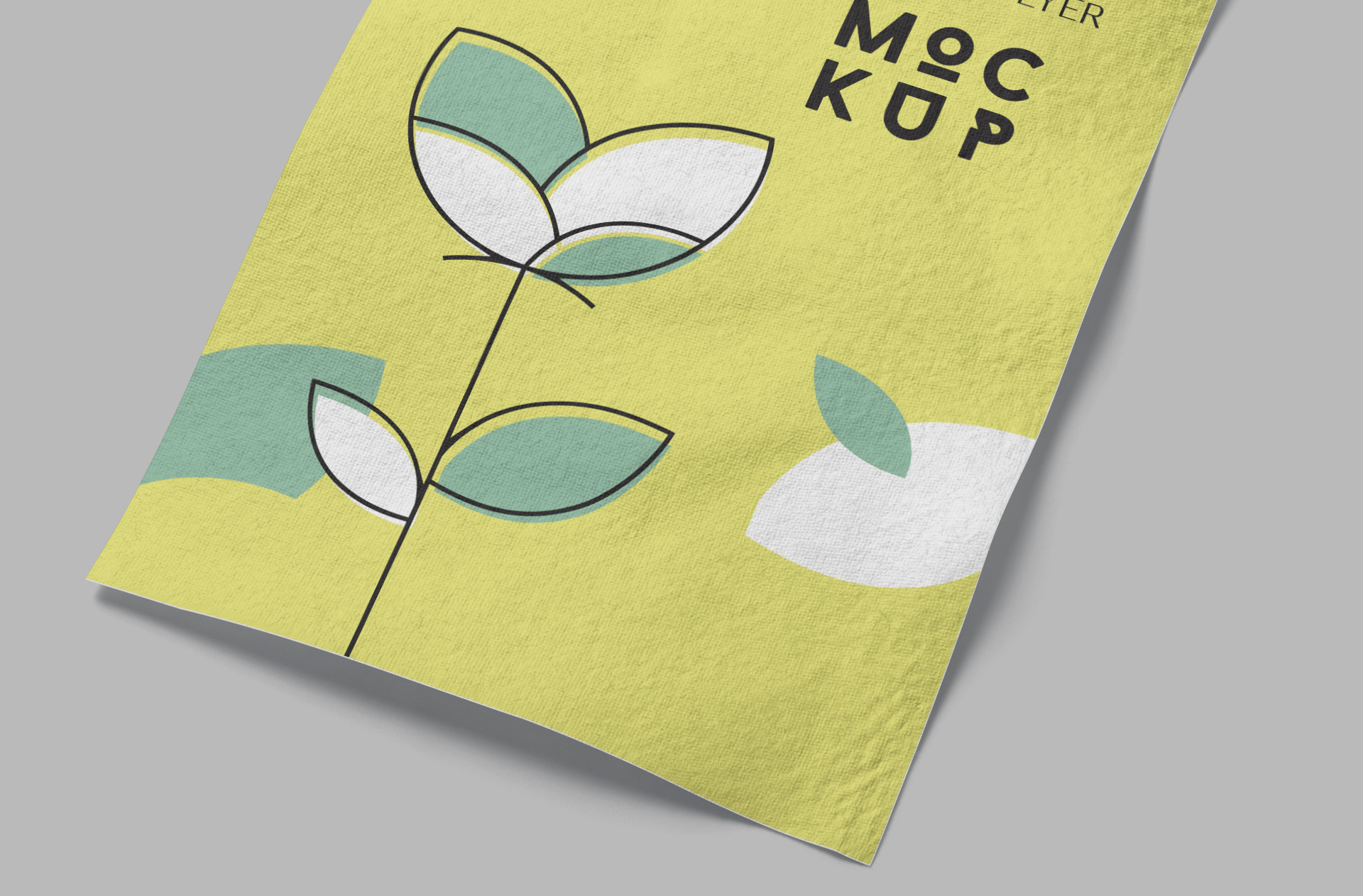 creative flyer mock-up