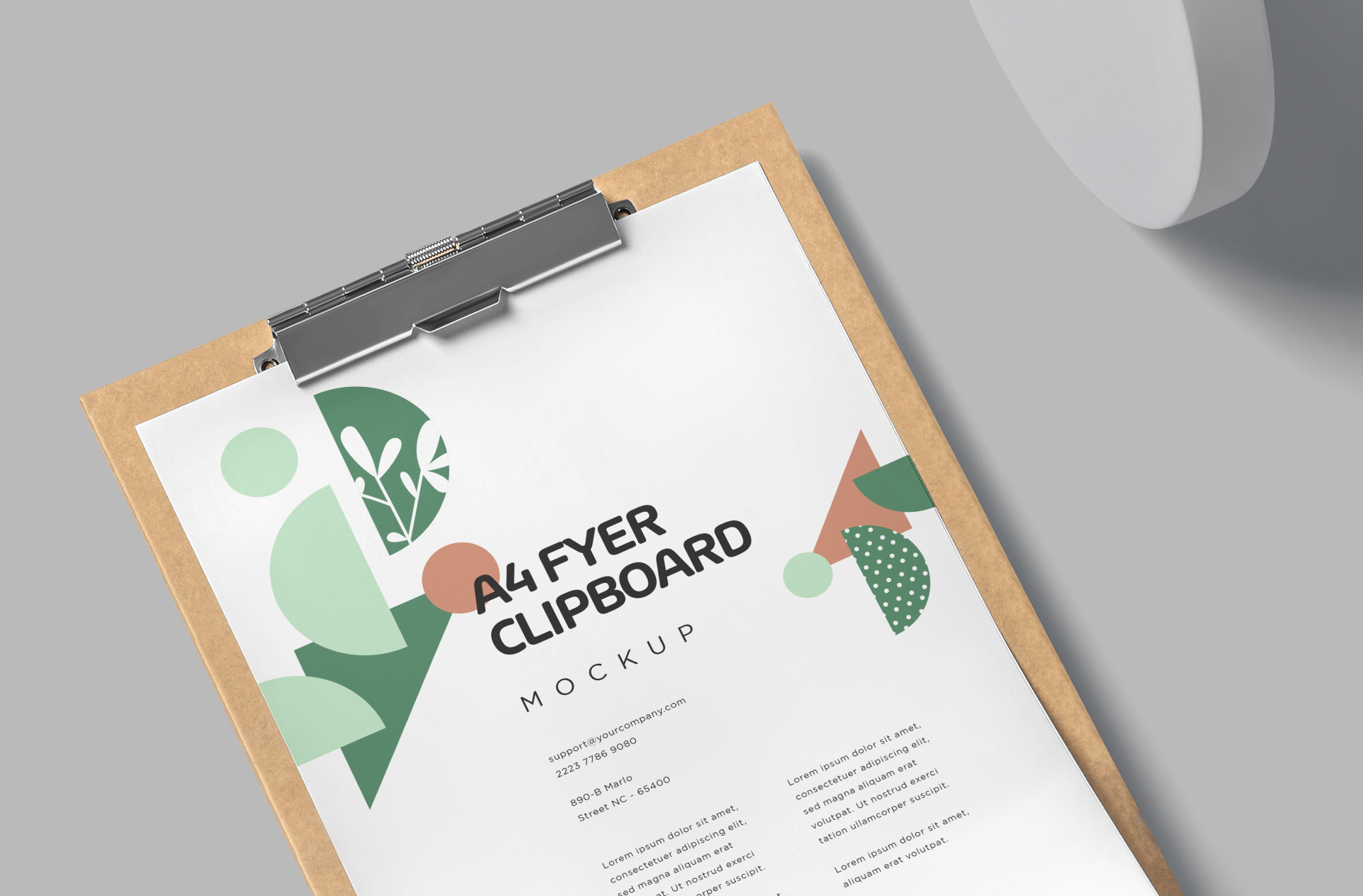 A4 flyer PSD