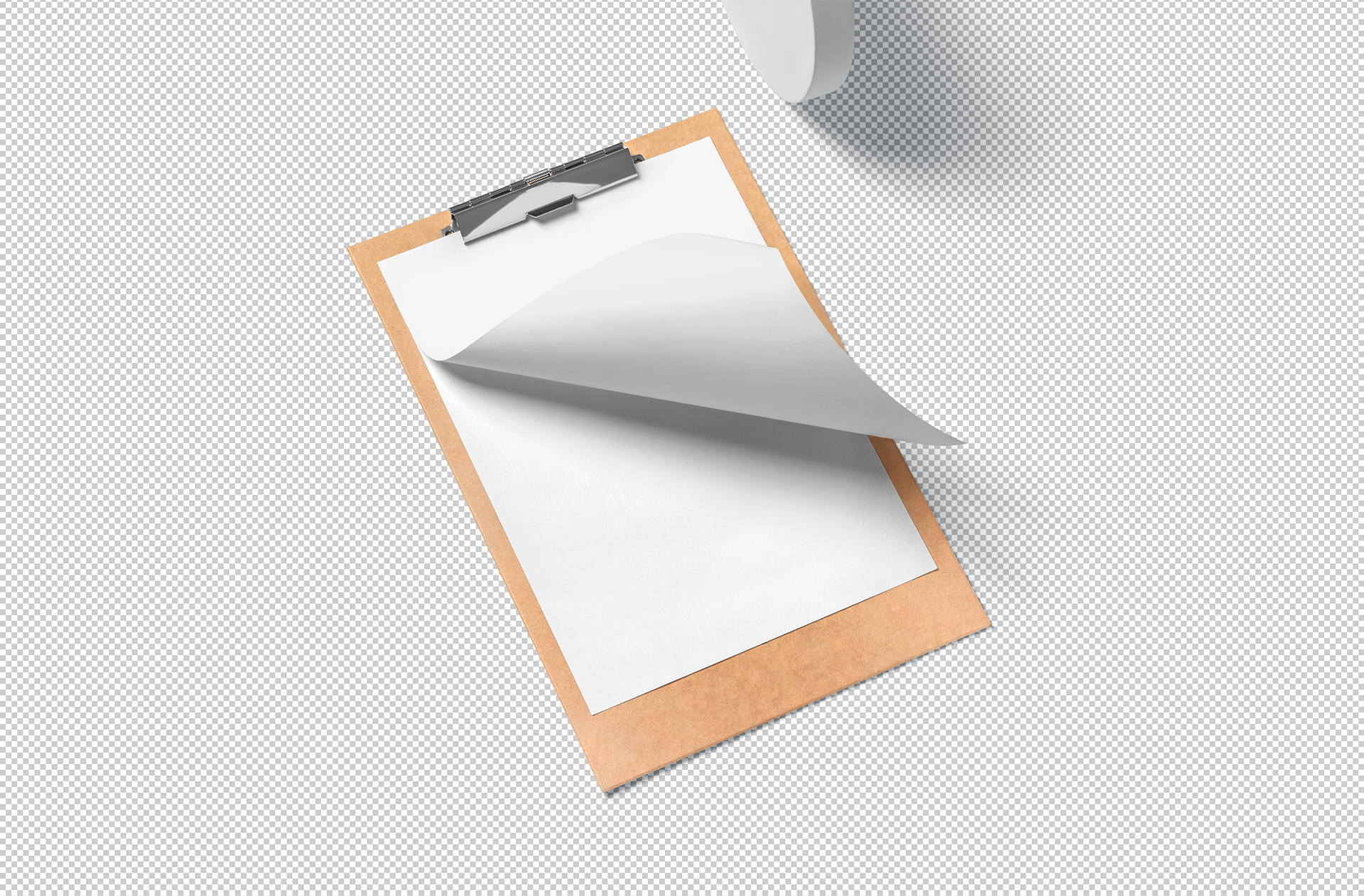 A4 clipboard flyer PSD