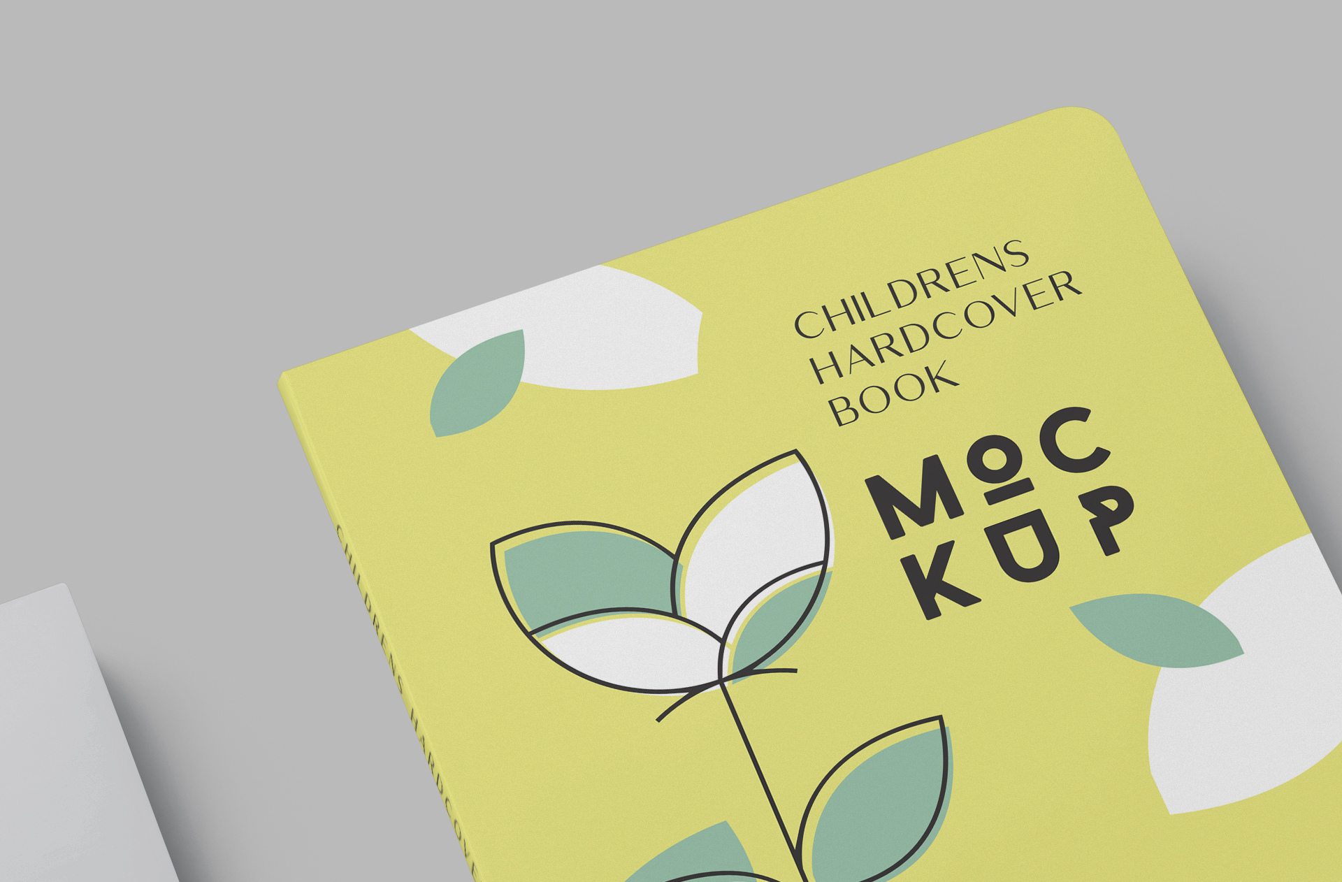 childrens hardcover book PSD