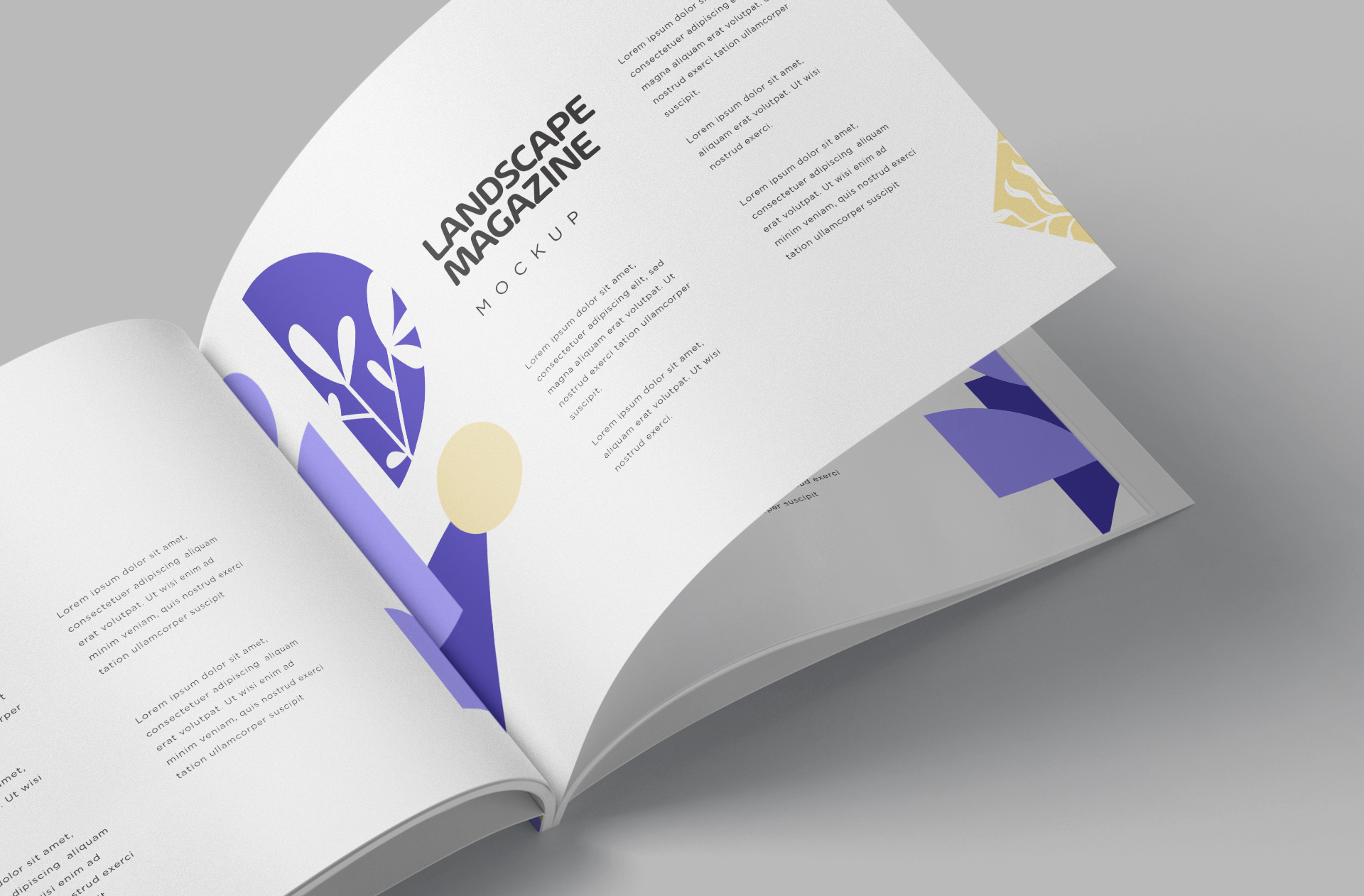 editable magazine mock-up
