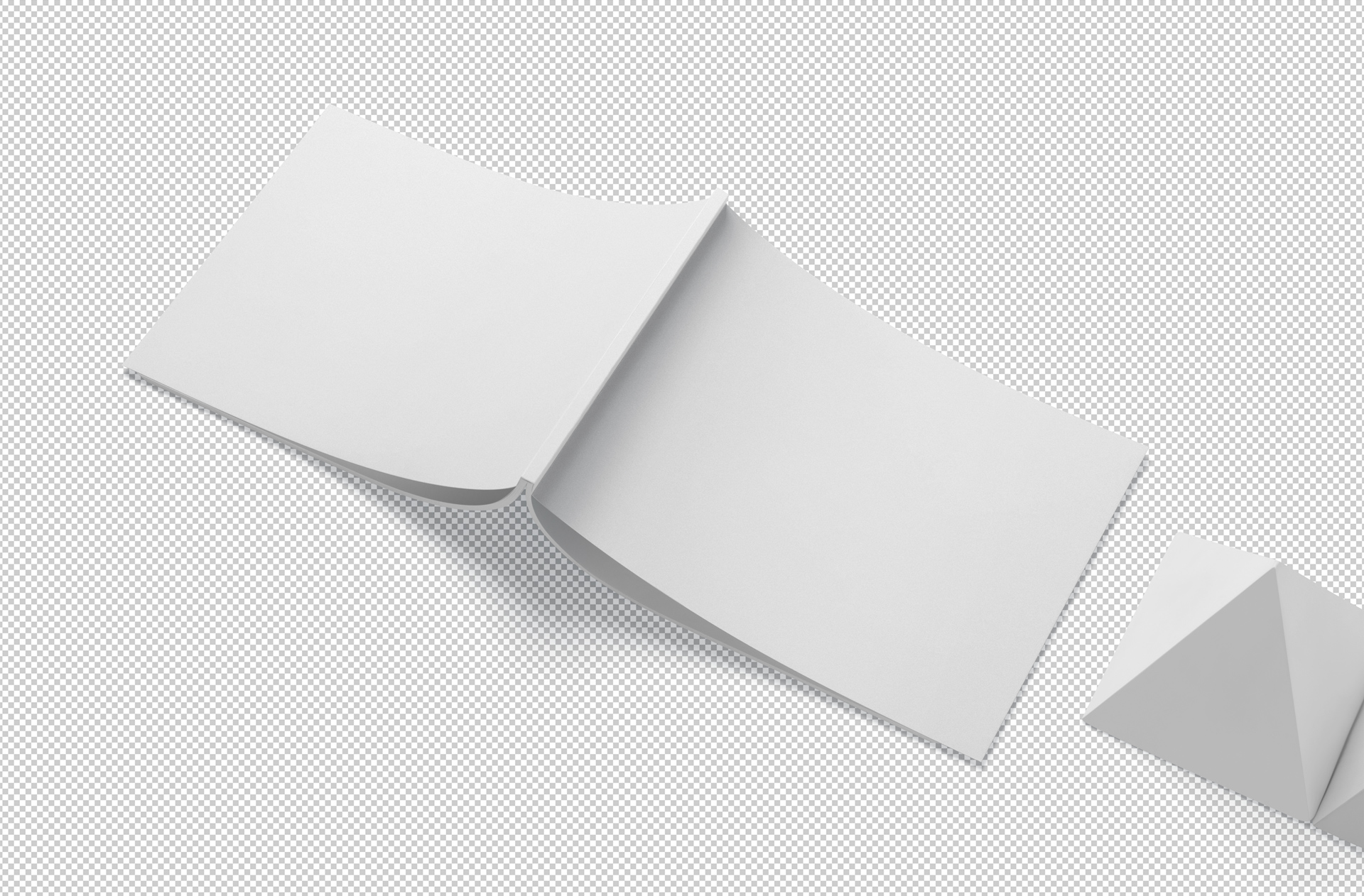 creative book mock-up PSD